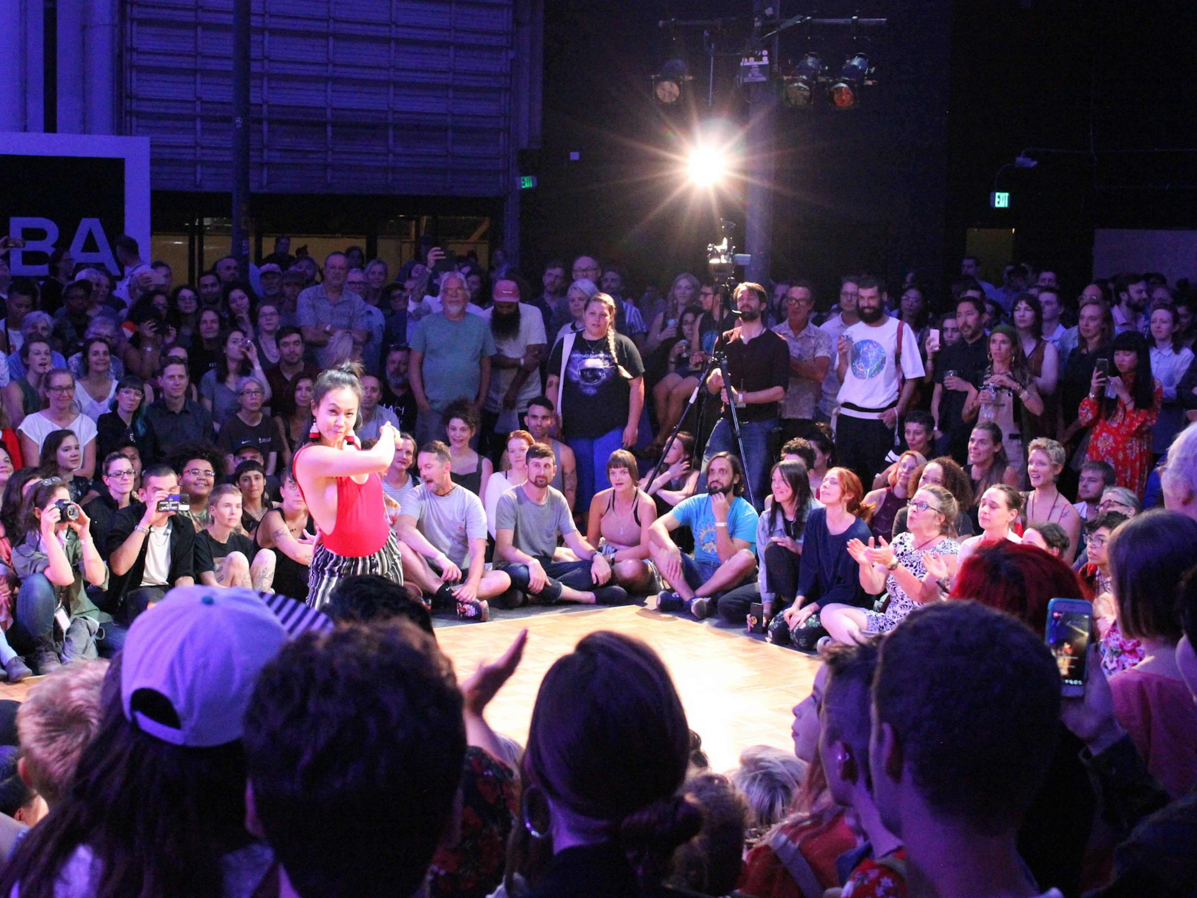 Dancers compete in 'The Beautiful Street' freestyle dance battle at the 16th annual TBA Festival in 2018 © Amy Conway / Courtesy of Portland Institute for Contemporary Art