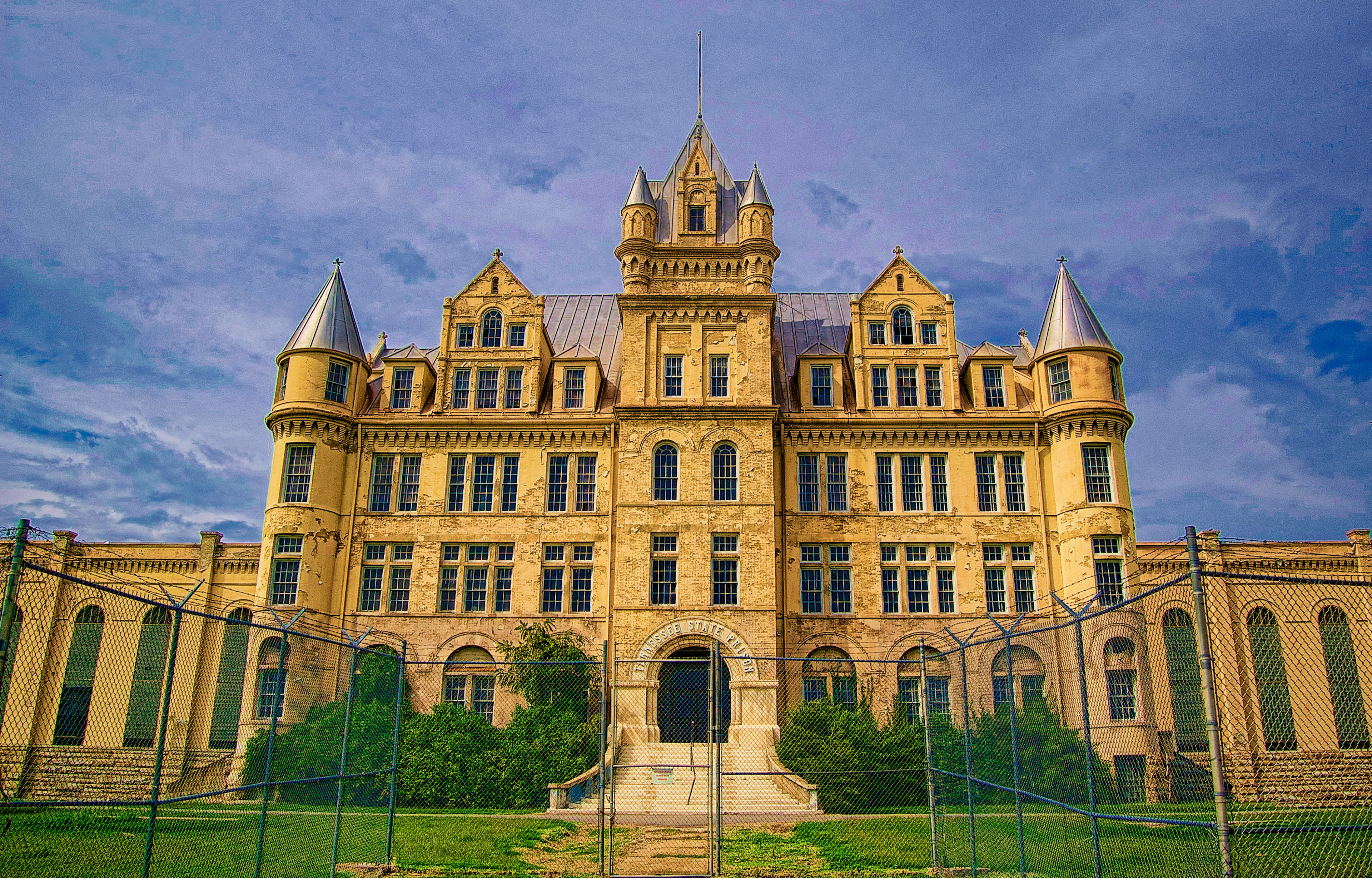 Exterior view of the Tennessee State Prison