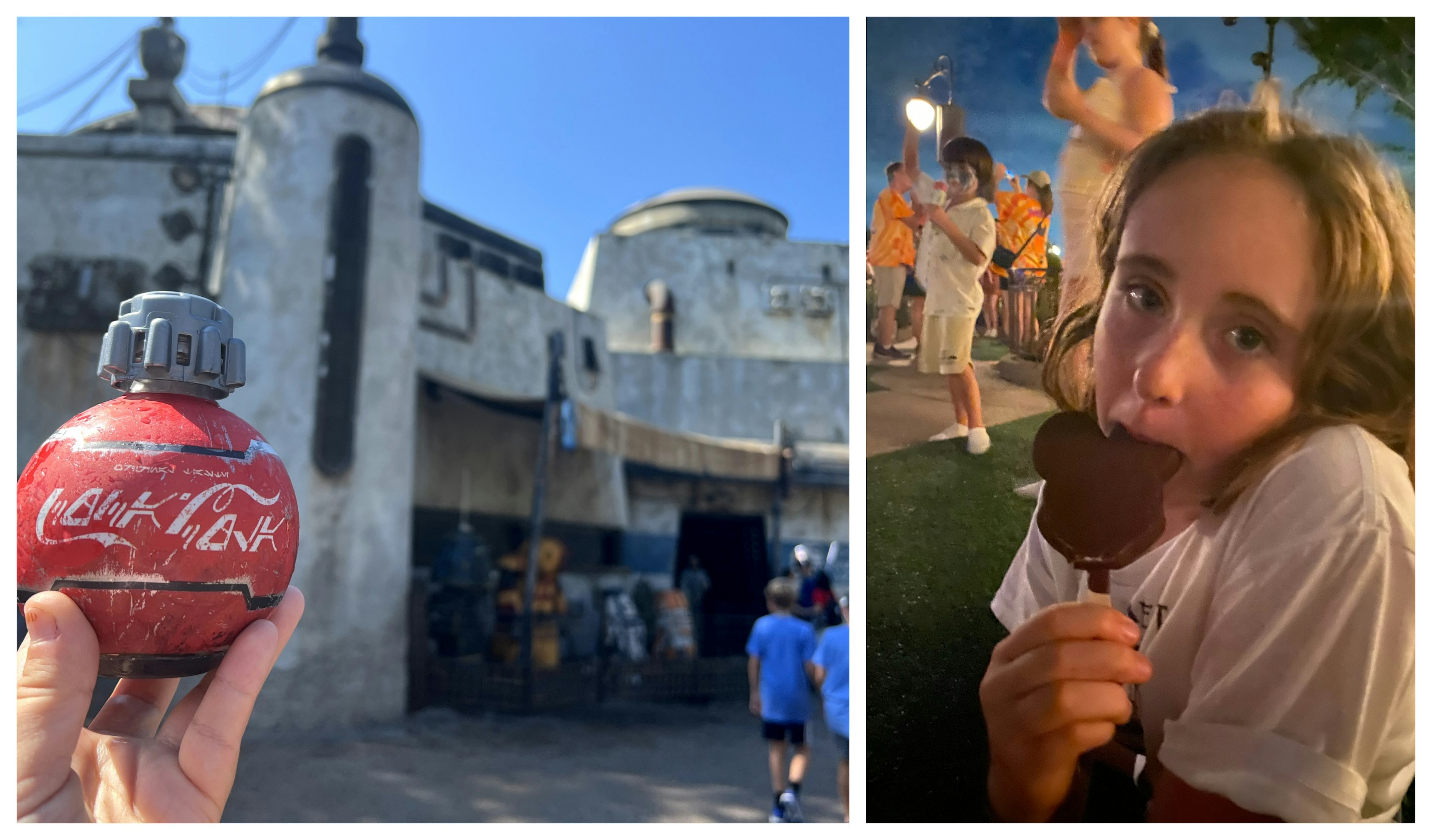 Themed snacks, like the Coke from Batuu in Galaxy's Edge, or the Mickey Mouse ice cream pops are just as much part of the experience as the rides and characters. Sarah Stocking for Lonely Planet