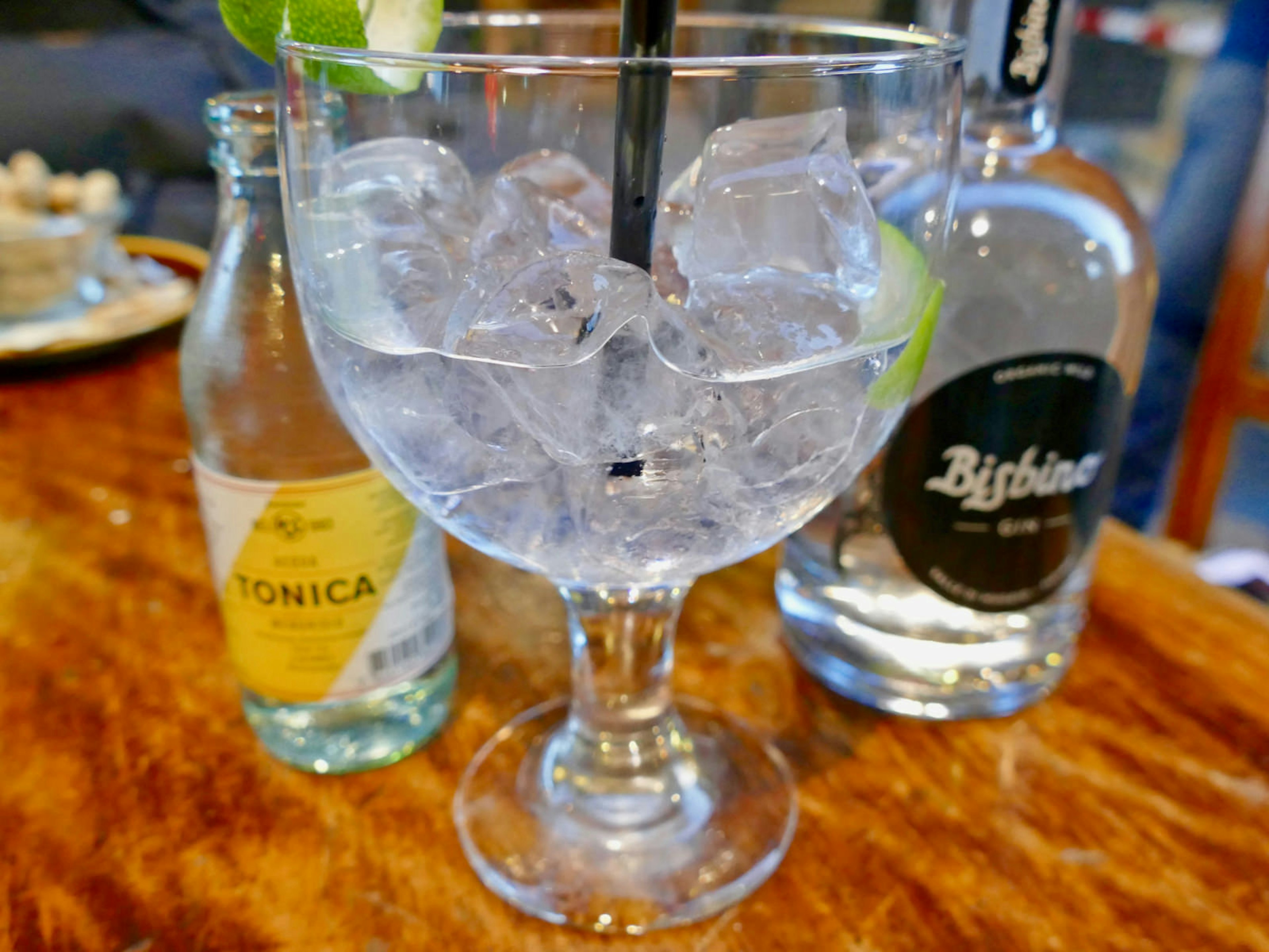 A Gin Bisbino from Ticino, complete with locally-sourced tonic water © Sarah Gilbert / Lonely Planet