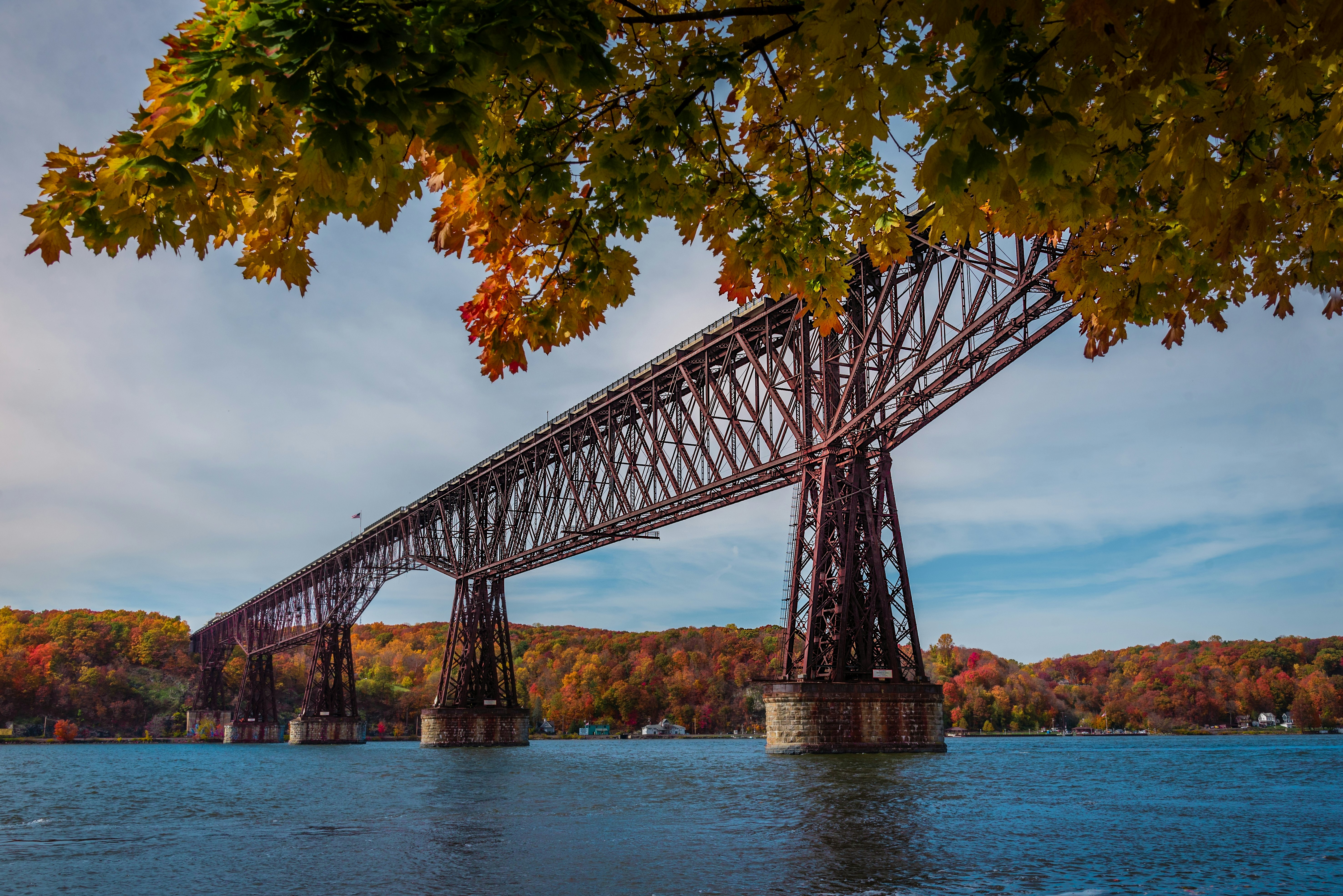 The Walkway Over the Hudson – the world's longest elevated pedestrian bridge.