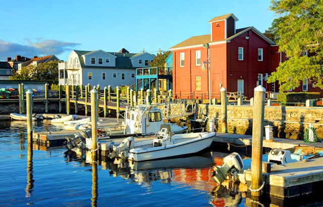 Cozy waterside vibes in Bristol, Rhode Island, USA.