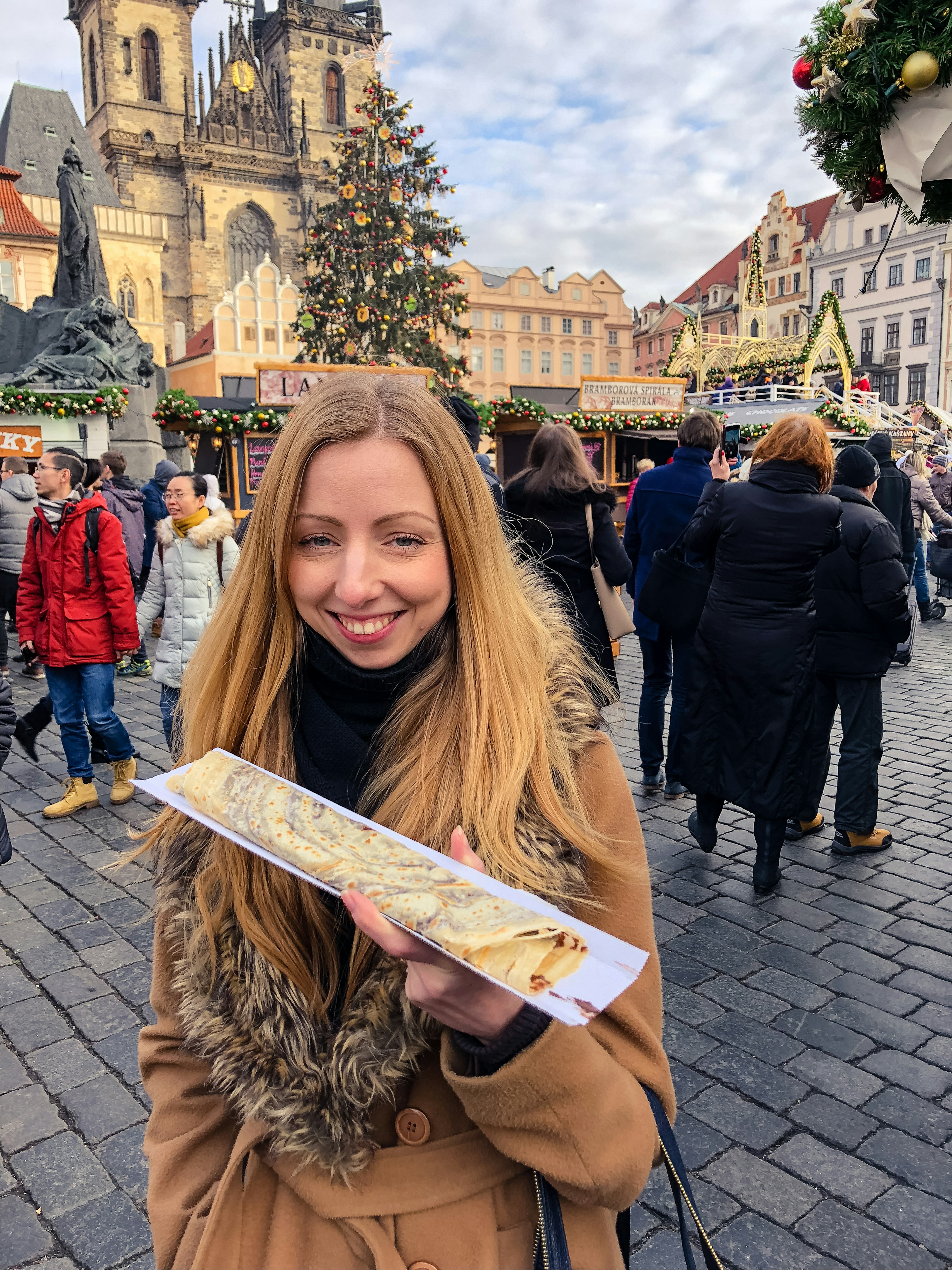 Veronika Primm at the Old Town Square Prague