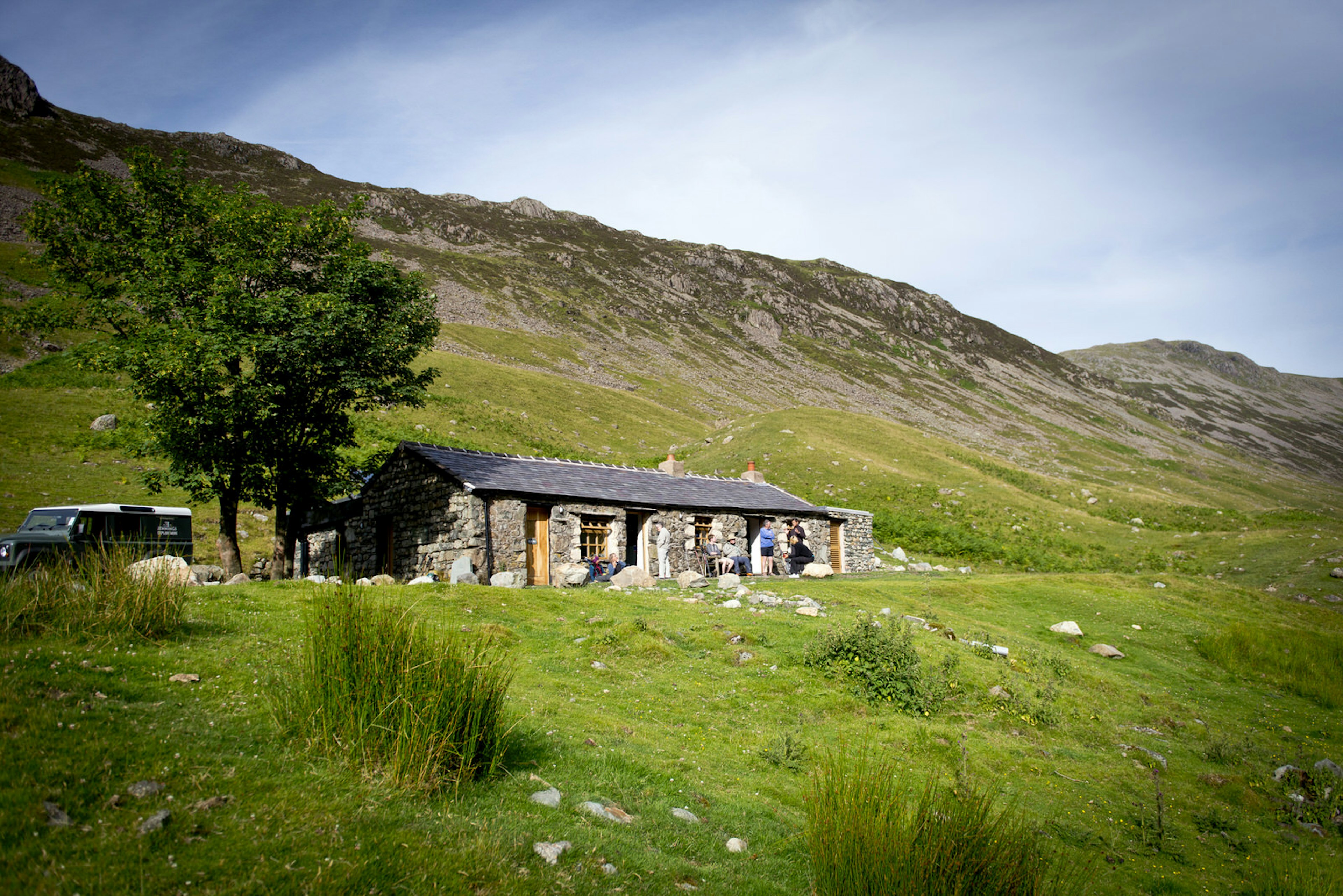 The YHA Black Sail hostel stands alone in a pristine Cumbrian Valley