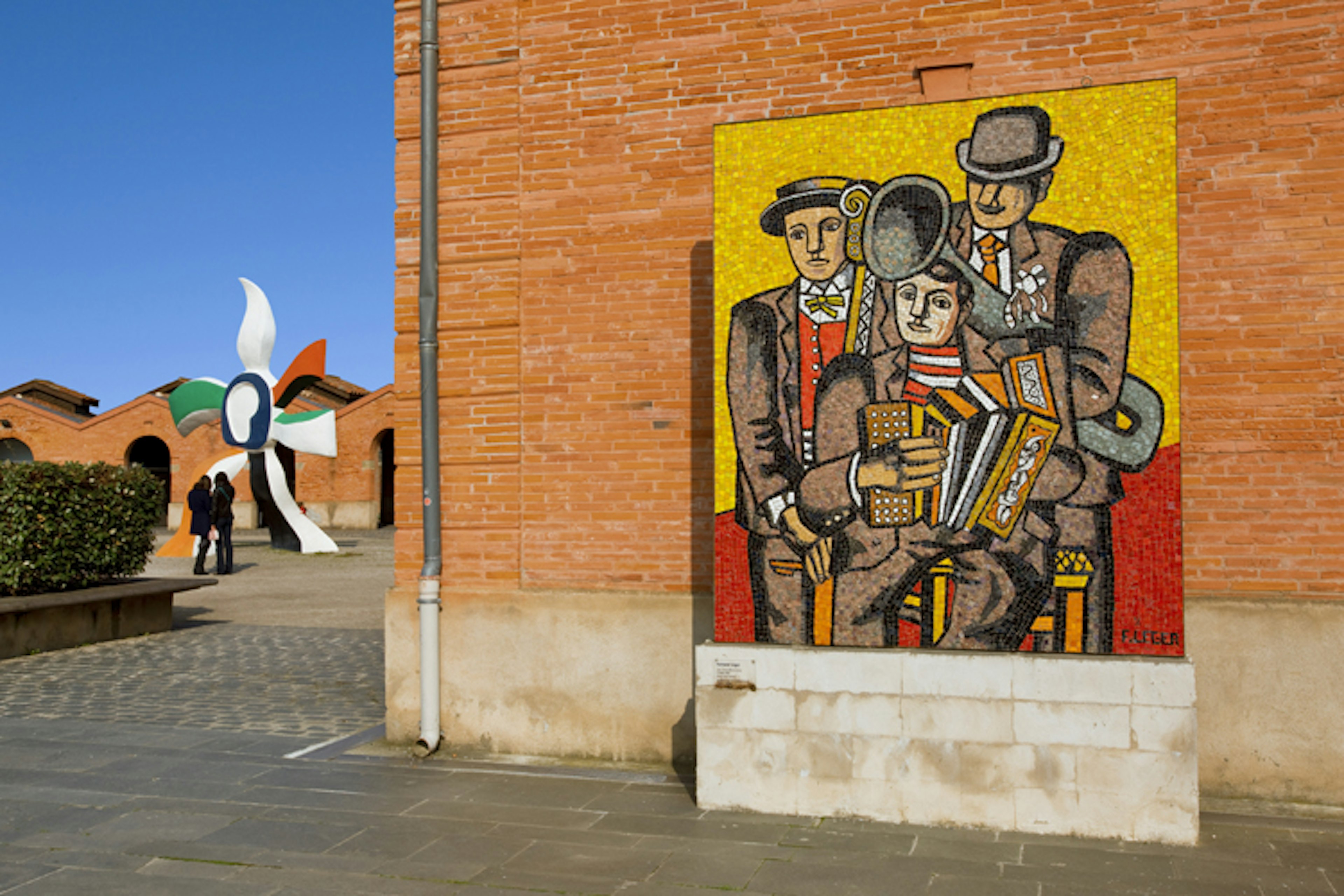 Mosaic by Fernand Leger at Les Abattoirs. Image by Jean-Pierre Lescourrets / Lonely Planet Images / Getty Images.