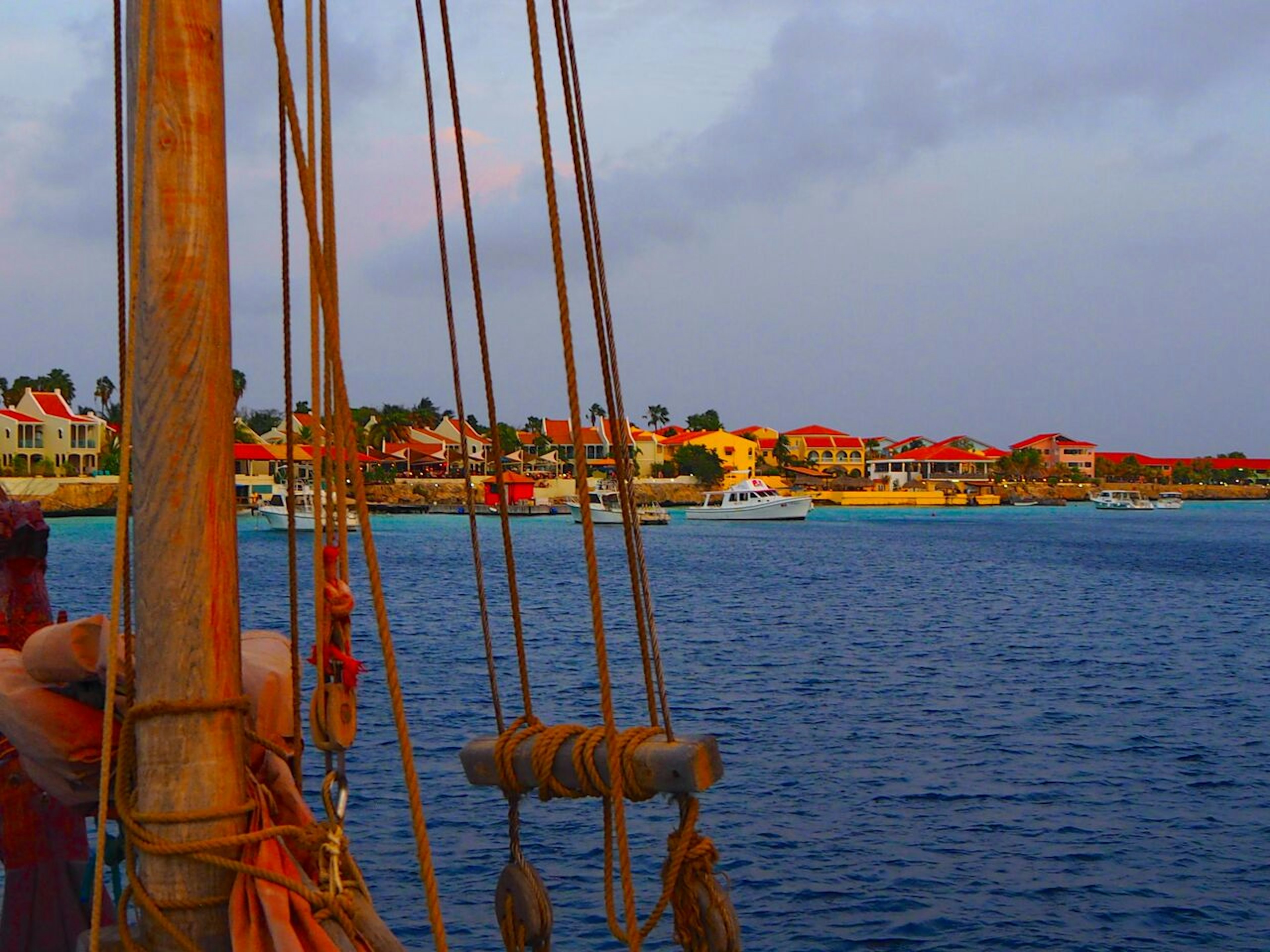 Eastern view of Bonaire during sunset Ethan Gelber/Lonely Planet