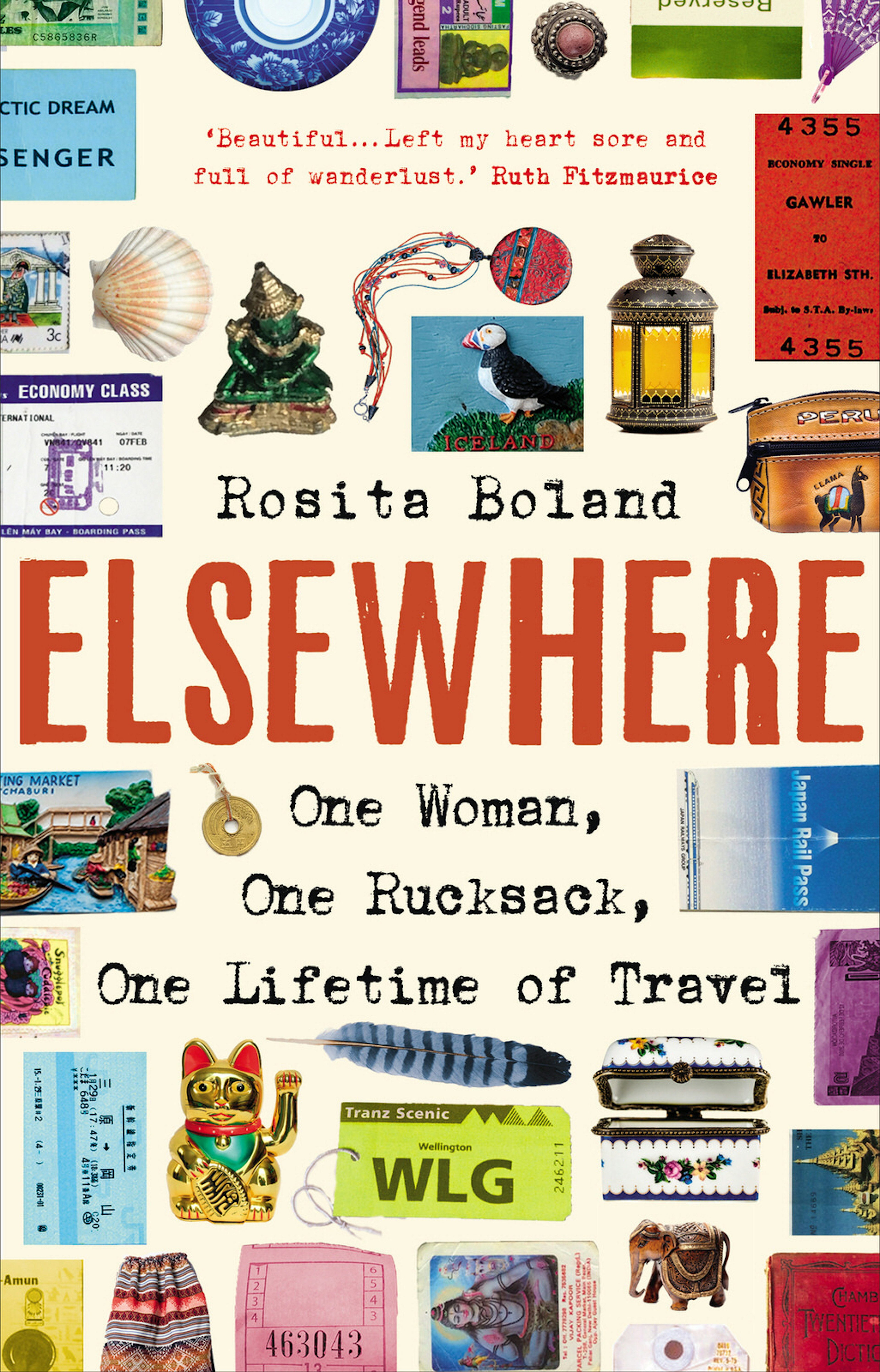 The jacket cover for Elsewhere by Rosita Boland.