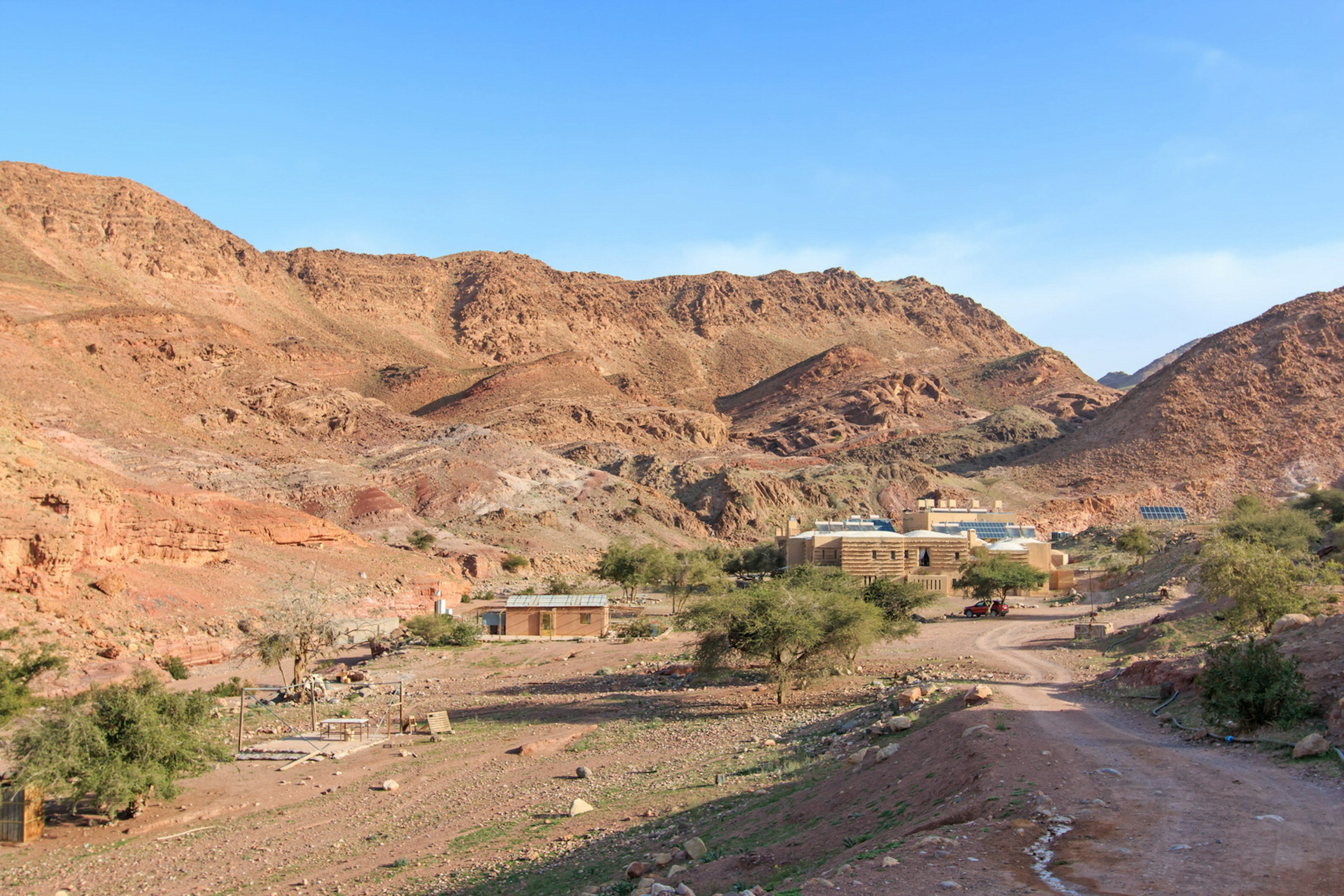 Sunrise over Feynan Ecolodge, Jordan