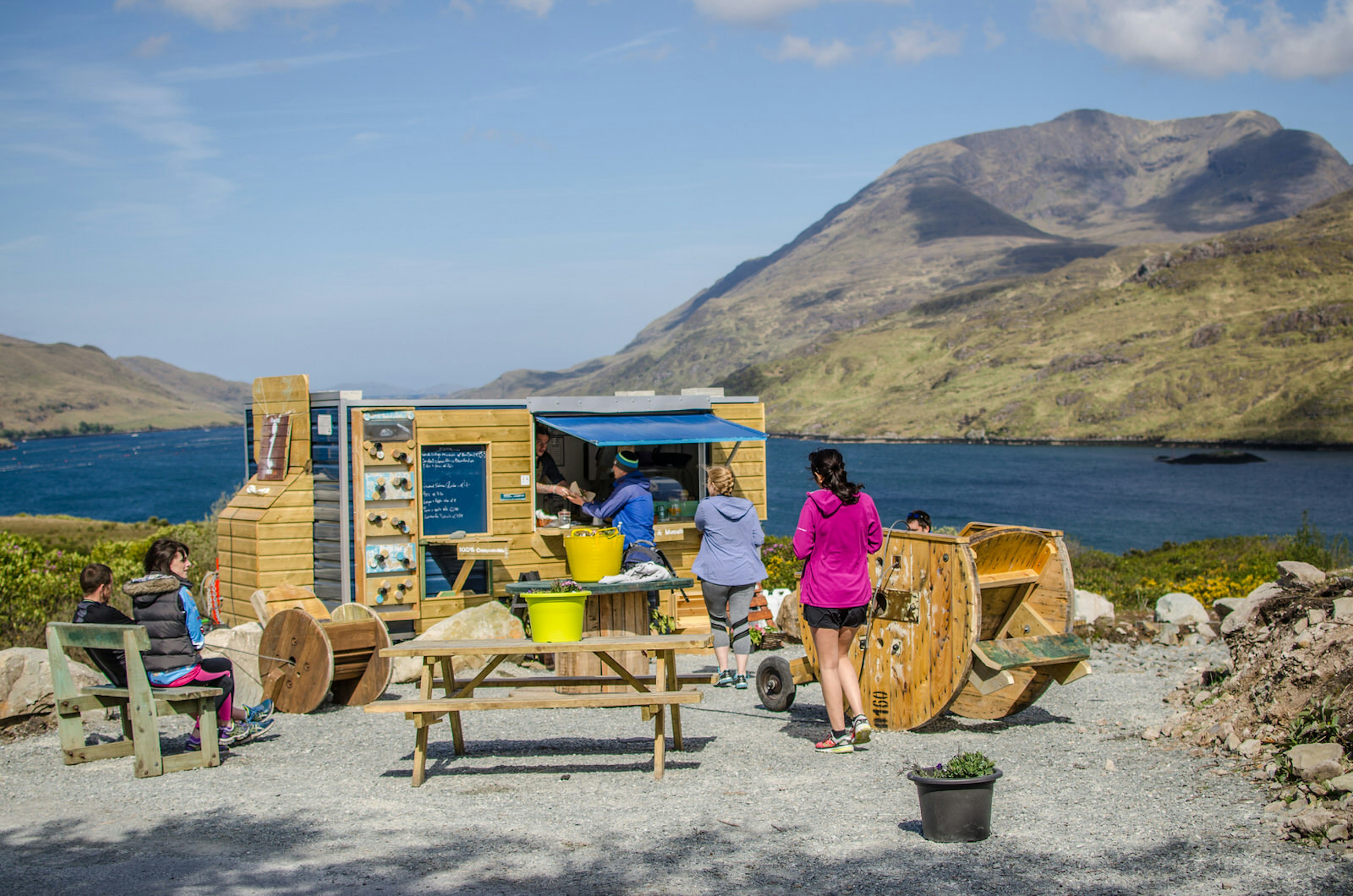 Food trucks: Misunderstood Heron, Killary, Ireland