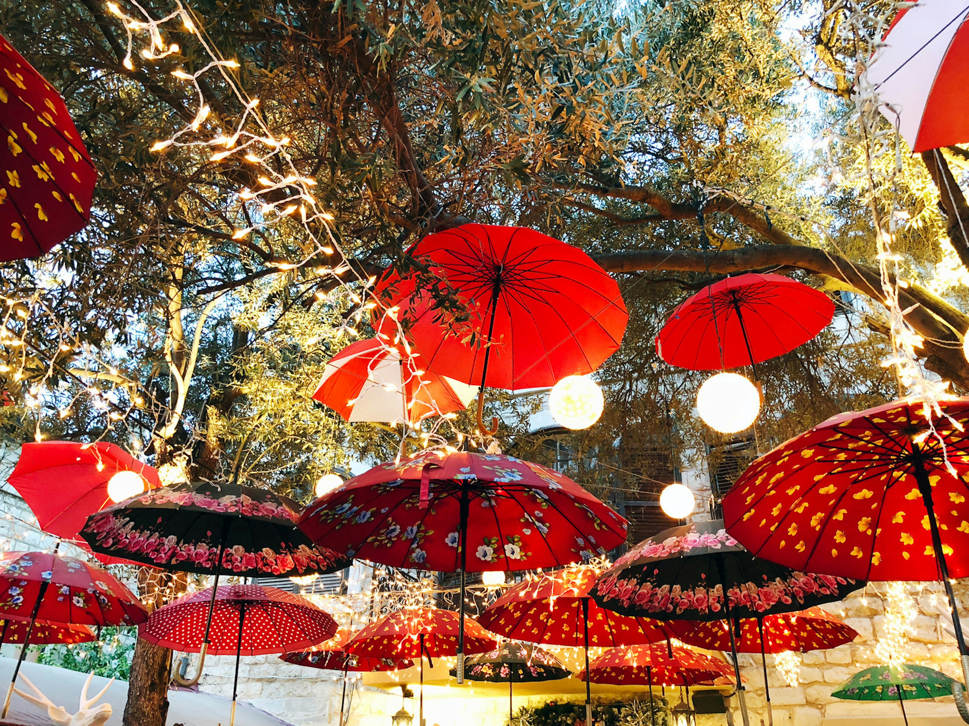 Decorations in the street in the German Colony in Haifa, Israel © Victoria Shapiro / Shutterstock