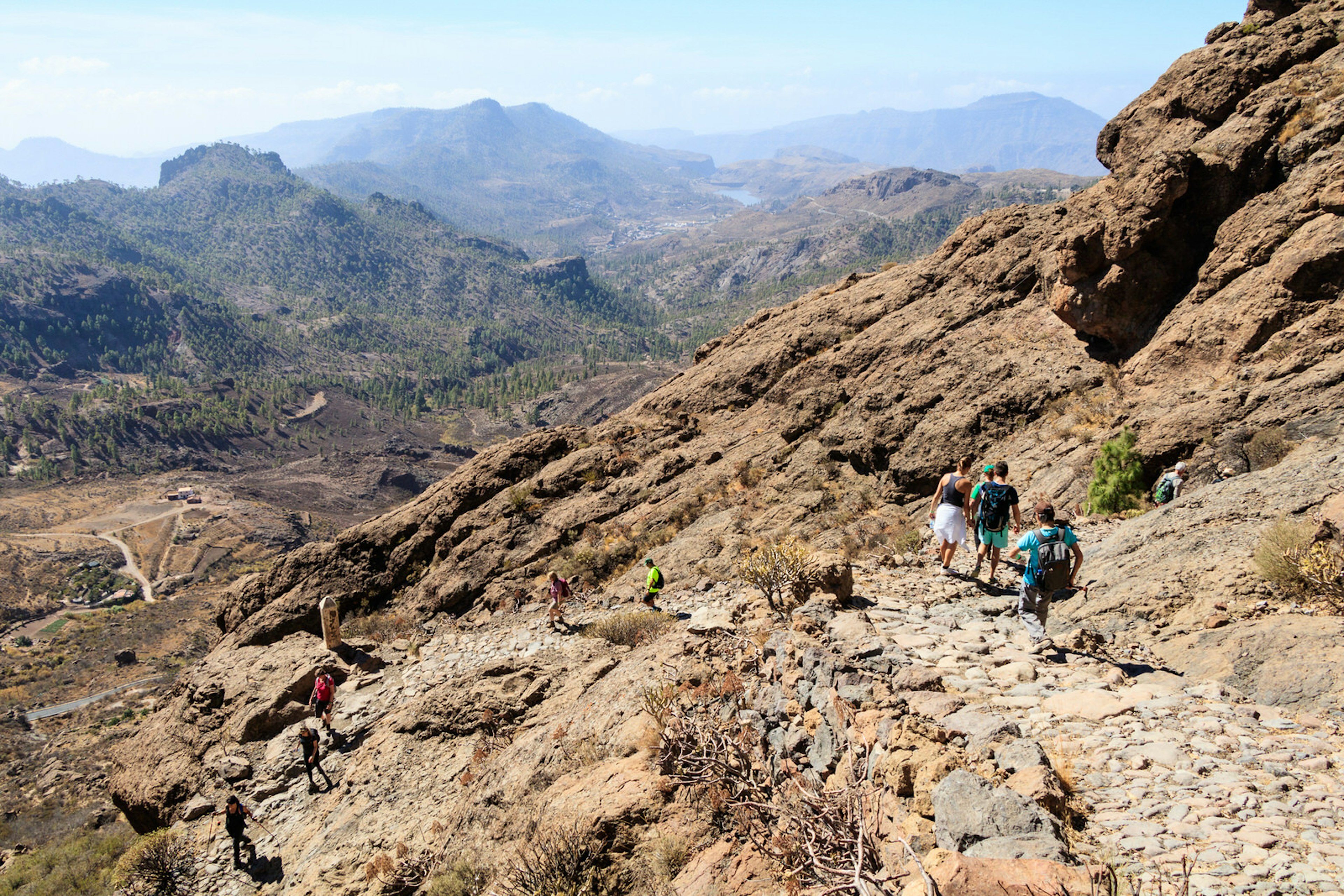 The Camino de Santiago route takes in the mountainous splendour of Gran Canaria's centre © Gran Canaria Natural and Active