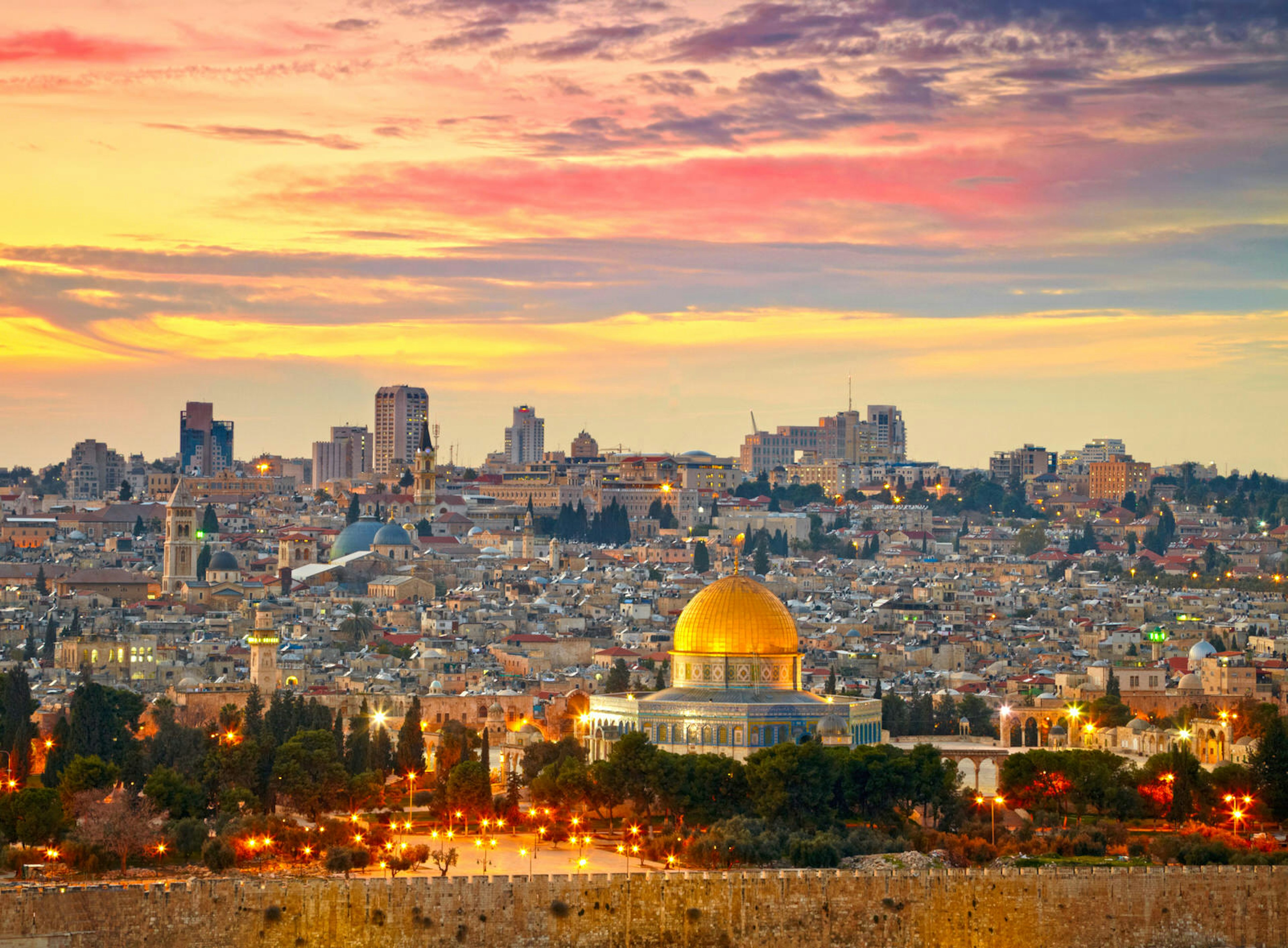 View to Jerusalem old city. Israel; Shutterstock ID 129551465; Your name (First / Last): Lauren Keith; GL account no.: 65050; Netsuite department name: Online Editorial; Full Product or Project name including edition: Jerusalem with Kids article