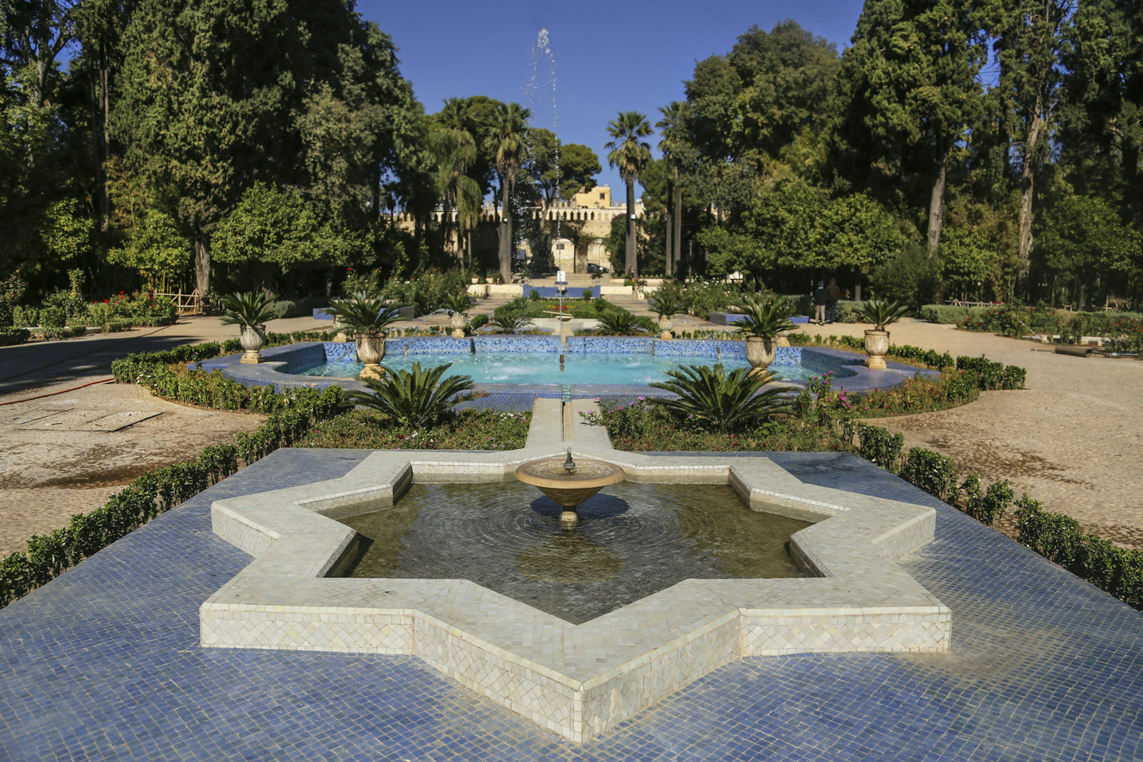 Fes Festival of World Sacred Music - Fountain at Jnan Sbil Garden, Fez, Morocco