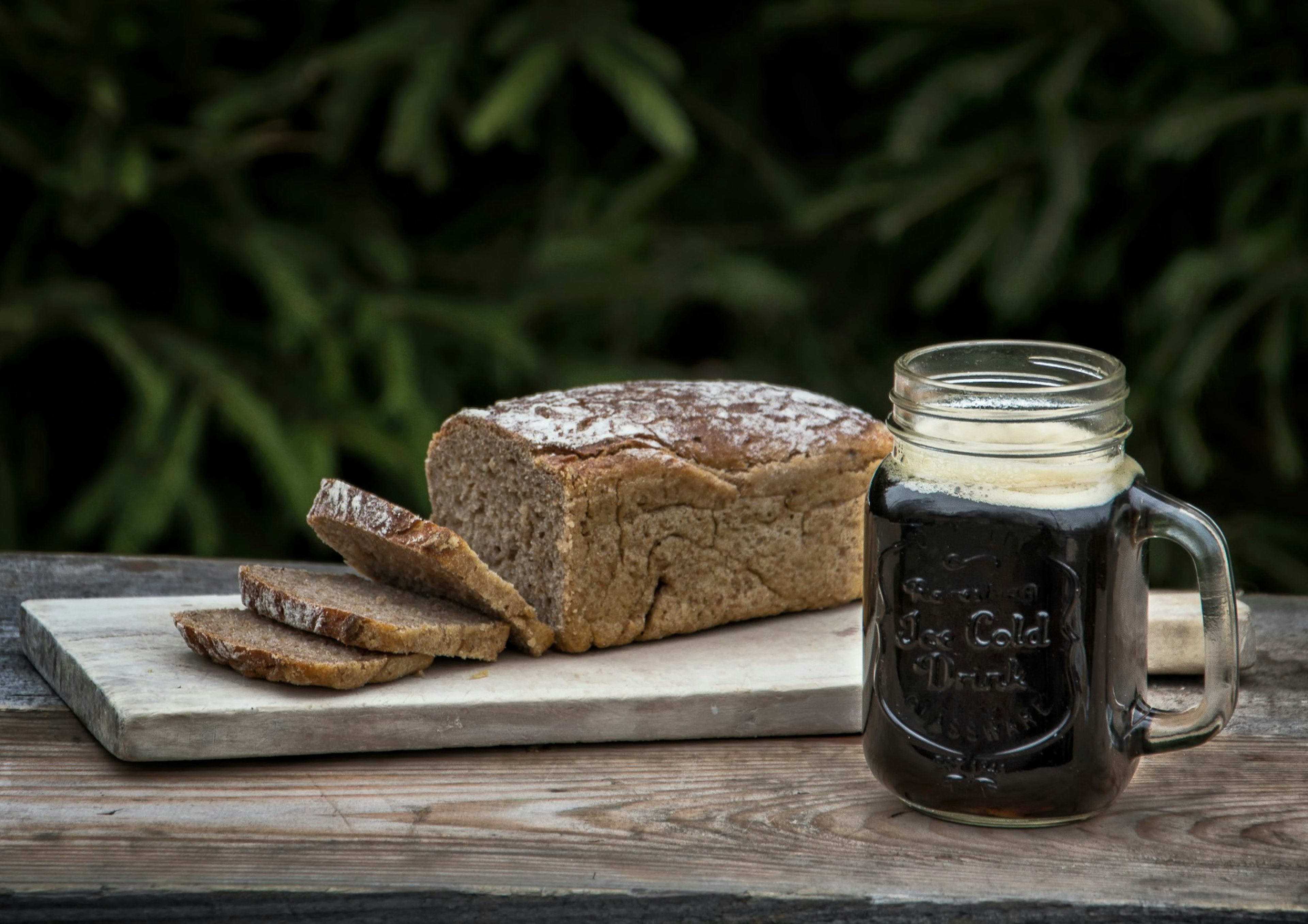 Jam jar of kvass.jpg