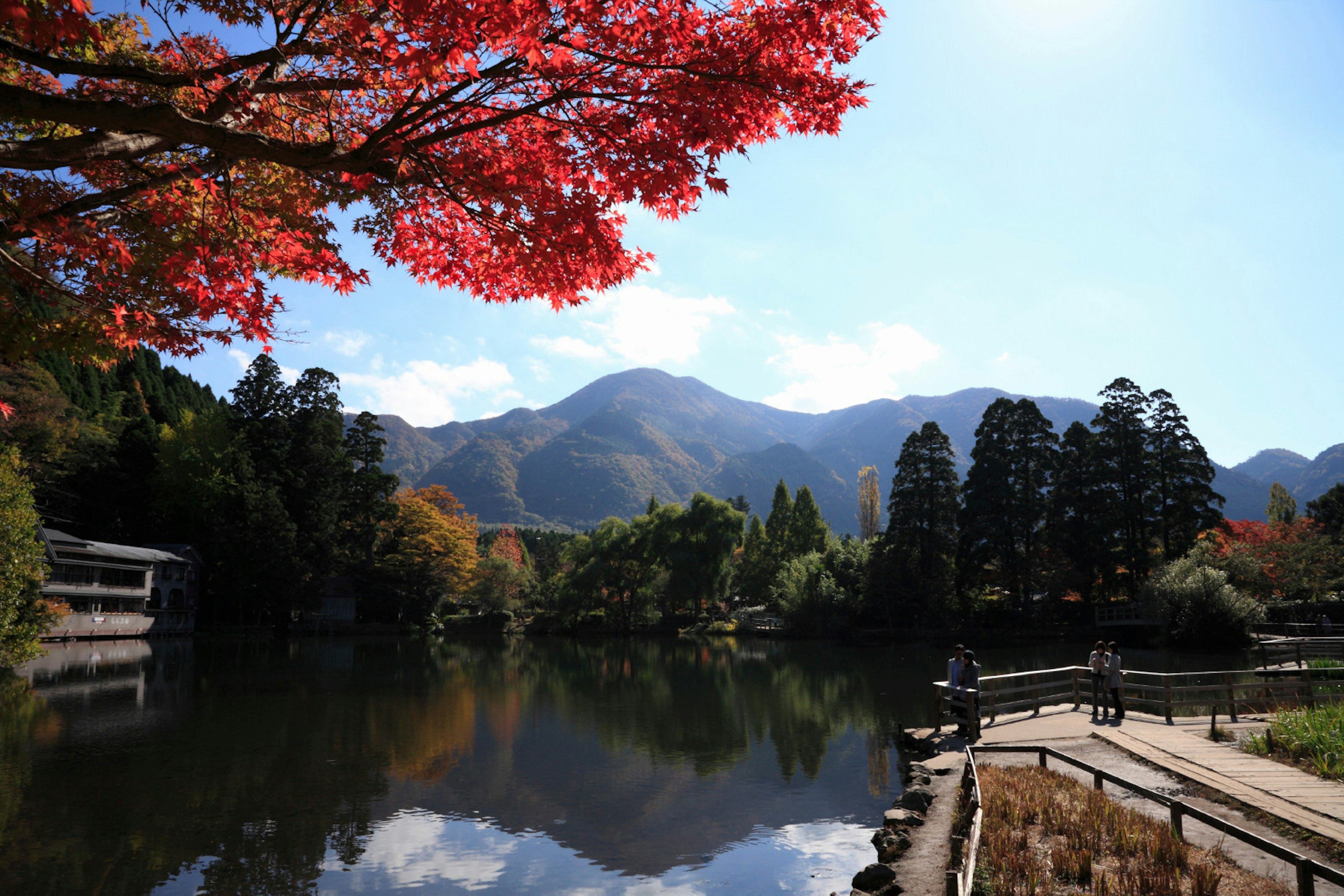 x-default
Autumn; Beauty In Nature; Color Image; Day; Forest; Horizontal; Incidental People; Japan; Japanese Culture; Kyushu; Lake; Lake Kinrin; Landscape; Leaf; Mountain; Nature; Oita; Oita Prefecture; Outdoors; Photography; Reflection; Reflective; Satoyama - Scenery; Scenics - Nature; Sky; Tranquility; Travel Destinations; Water; Yufu; Yufuin;