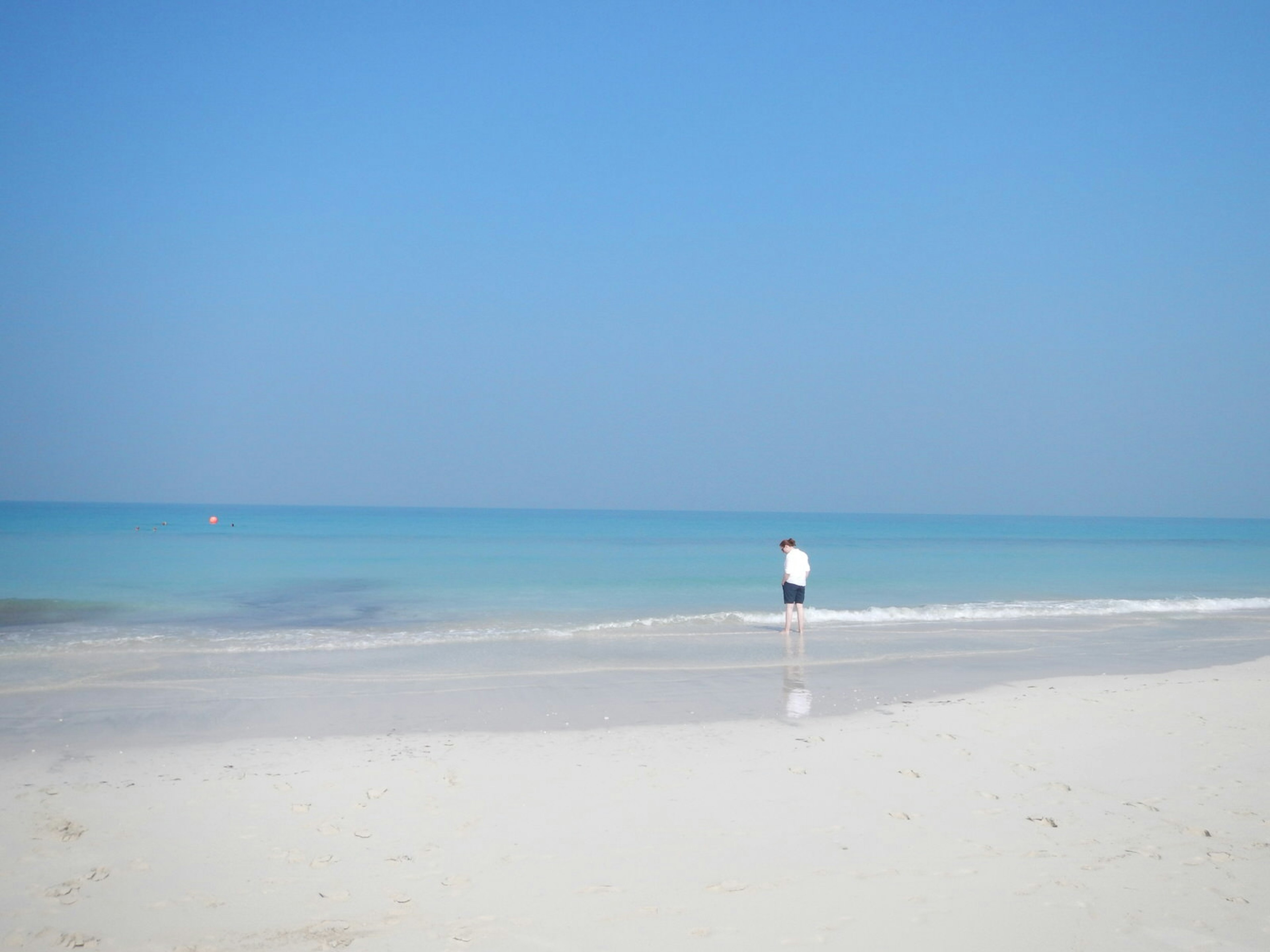 Walking along Saadiyat Beach, Abu Dhabi. Image by Lindsey Parry / ϰϲʿ¼