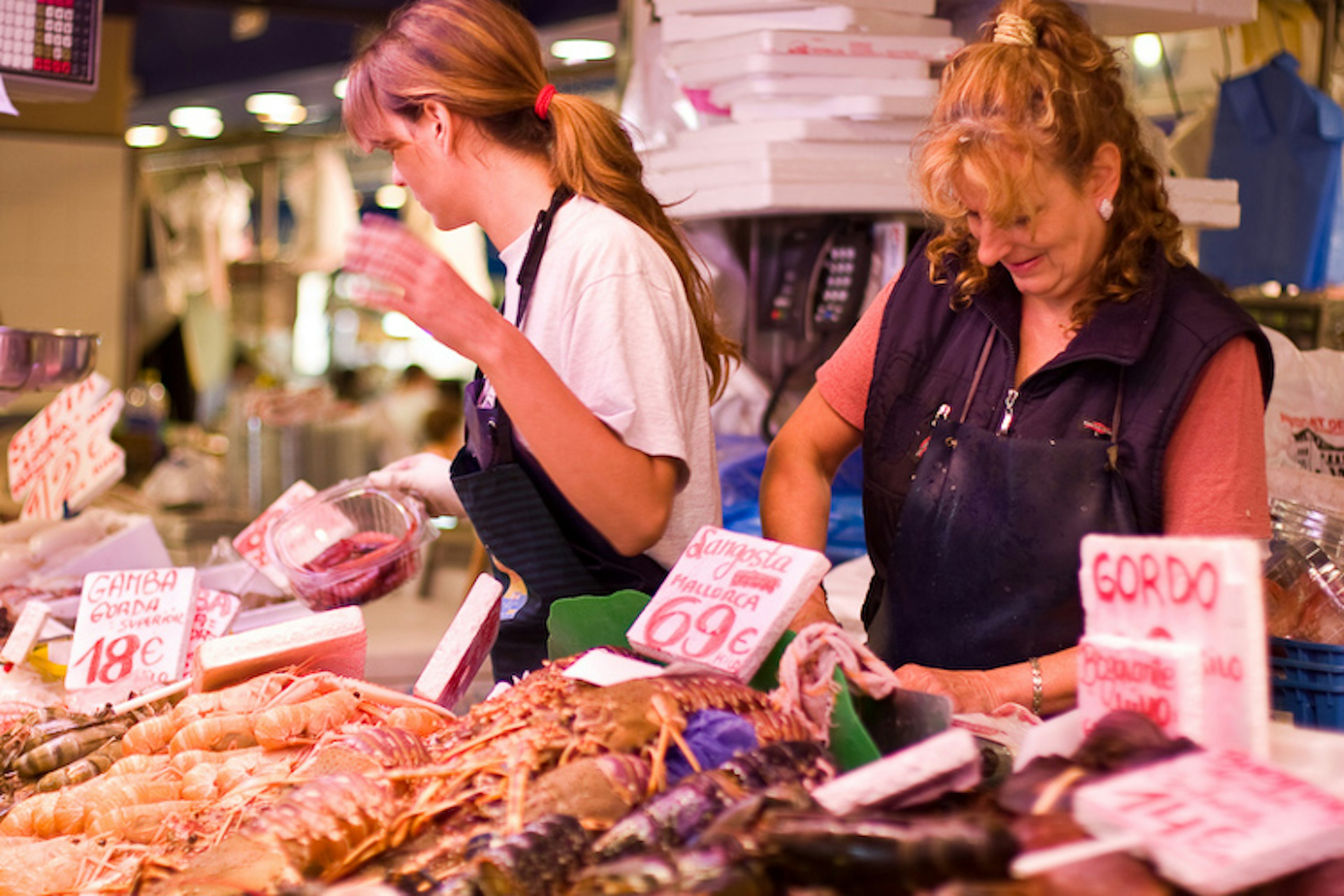 Fish at the Mercat de l'Olivar. Image by Immanuel Bloch / CC BY 2.0