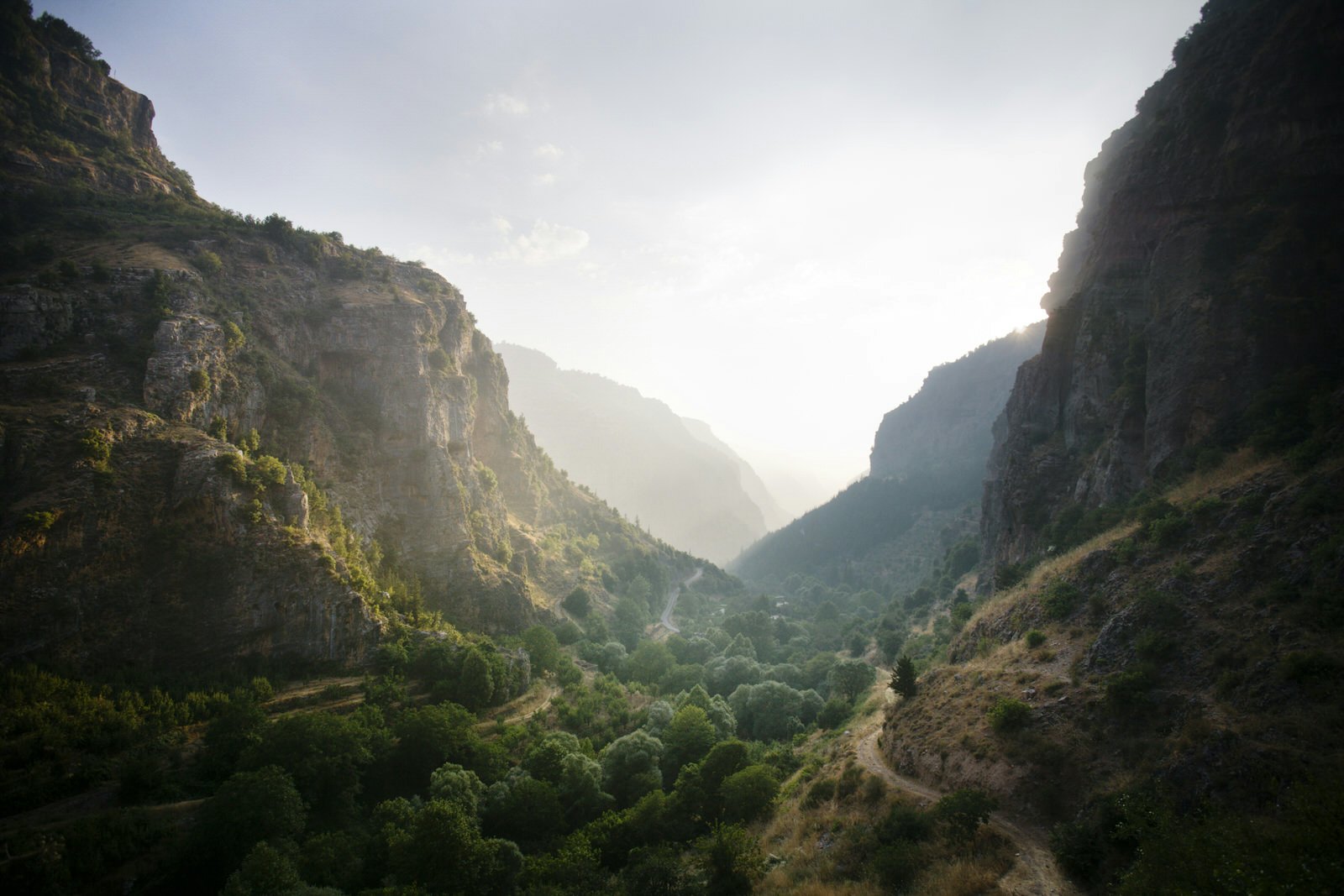 Qadisha Valley from path towards Bcharre, Lebanon. Image by Tim Gerard Barker / Getty Images