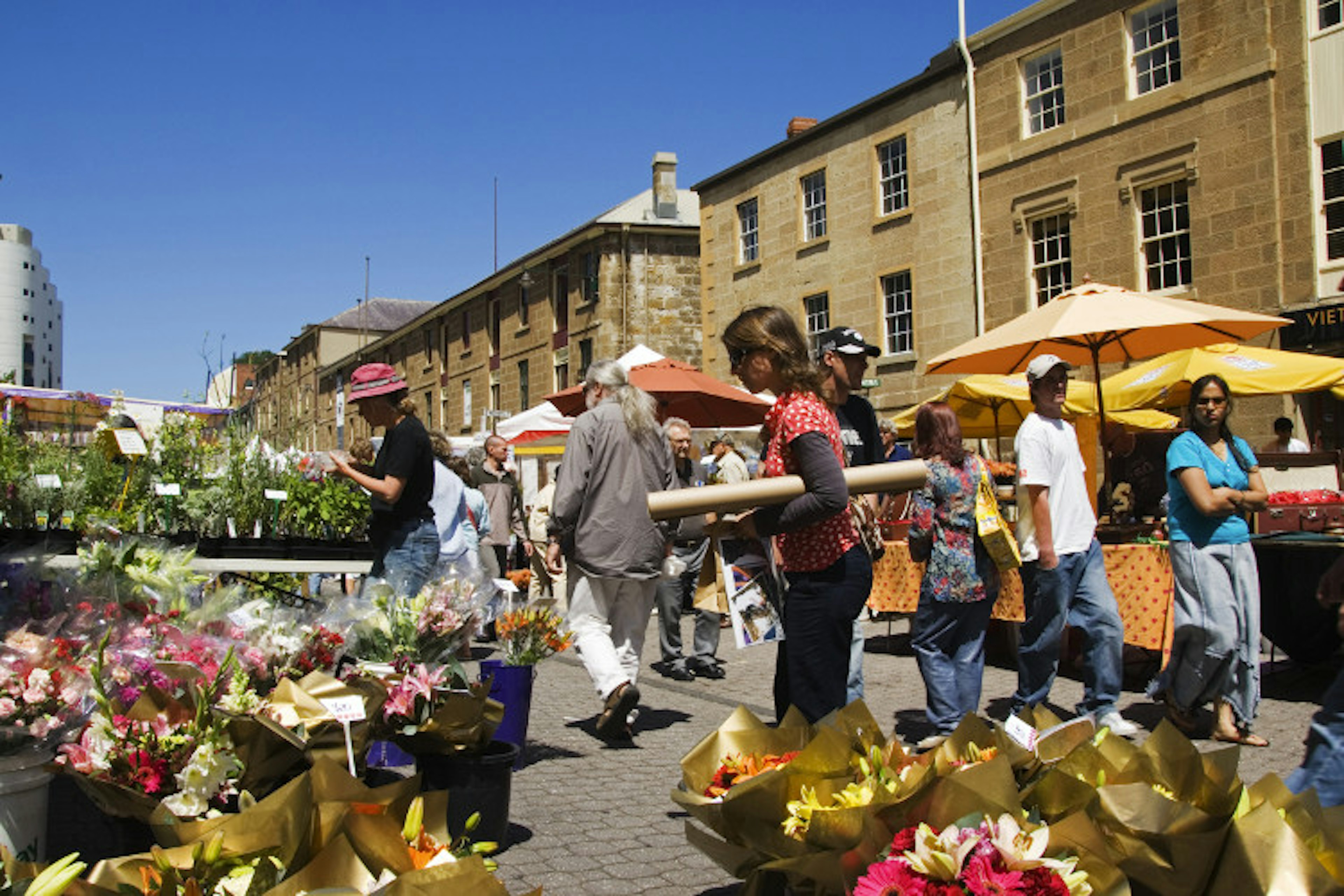 Shoppers at Salamanca market / Image by Christian Kober / Getty Images