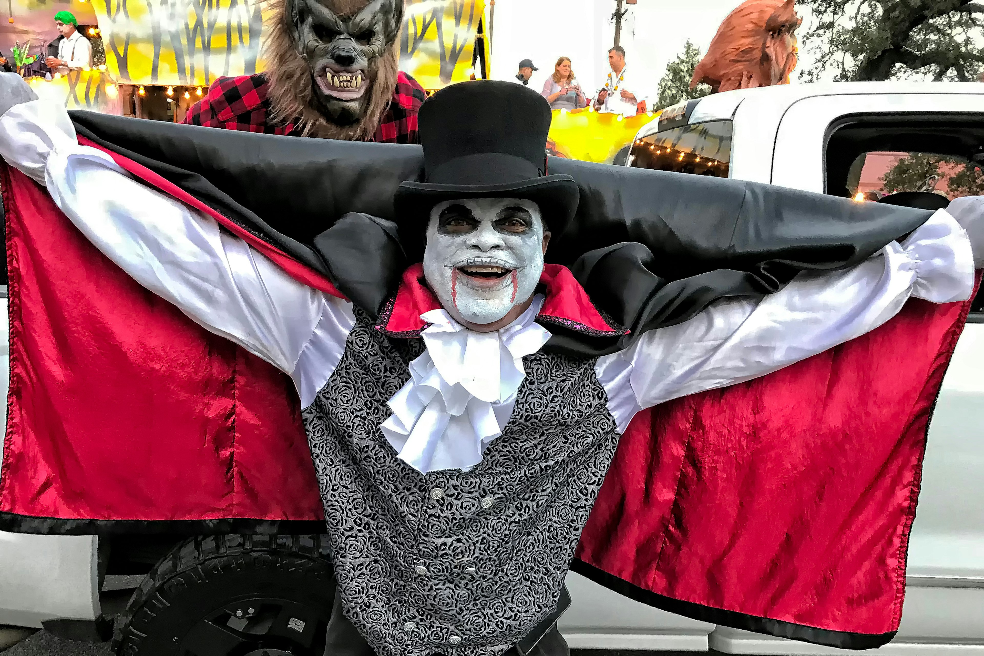 Expect scary celebrations with all the flair of Mardi Gras at the Krewe of Boo! Halloween parade in New Orleans. Kathleen K. Parker/Shutterstock