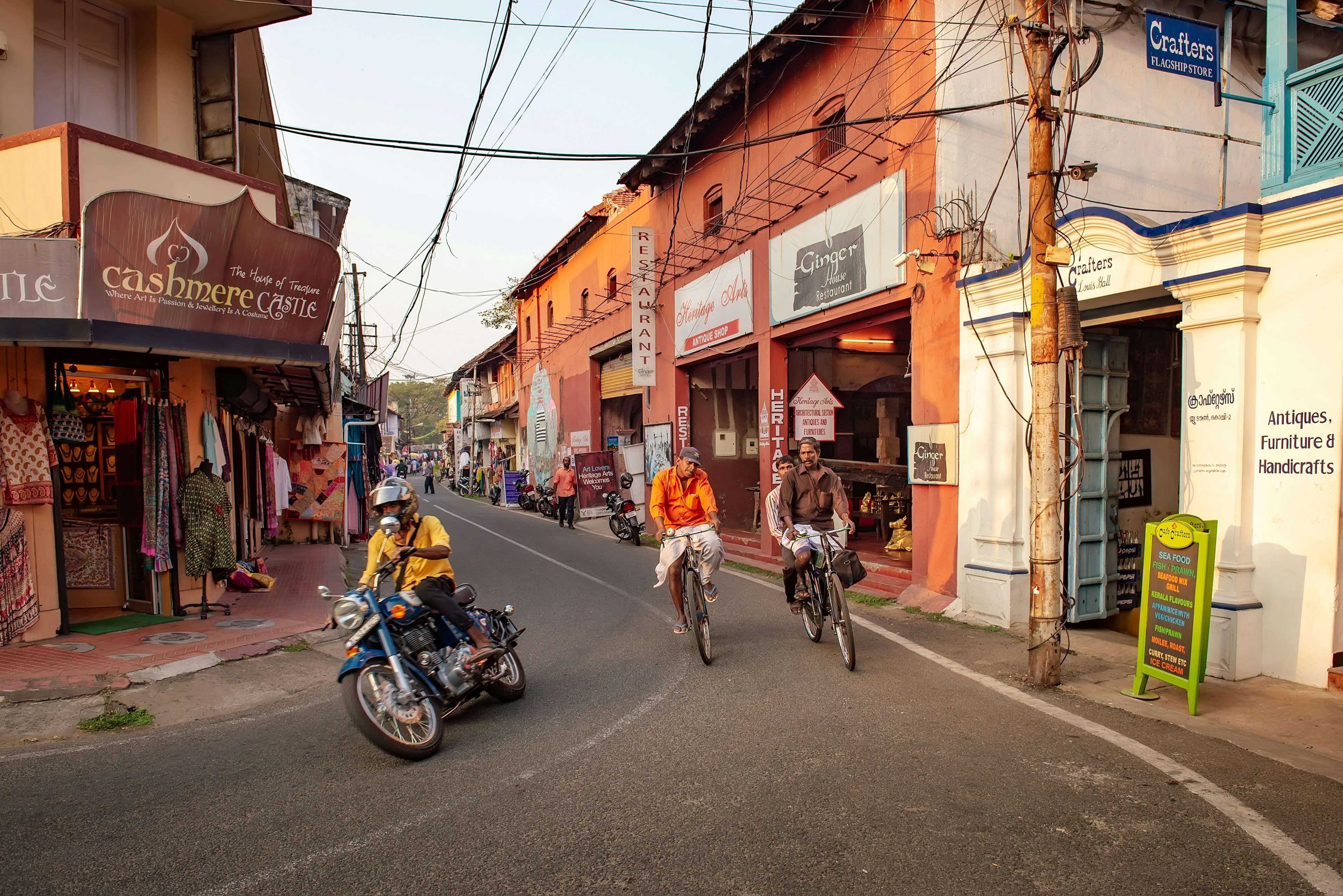 Kochi is a dream to explore on foot or by bike. Dmytro Gilitukha/Shutterstock