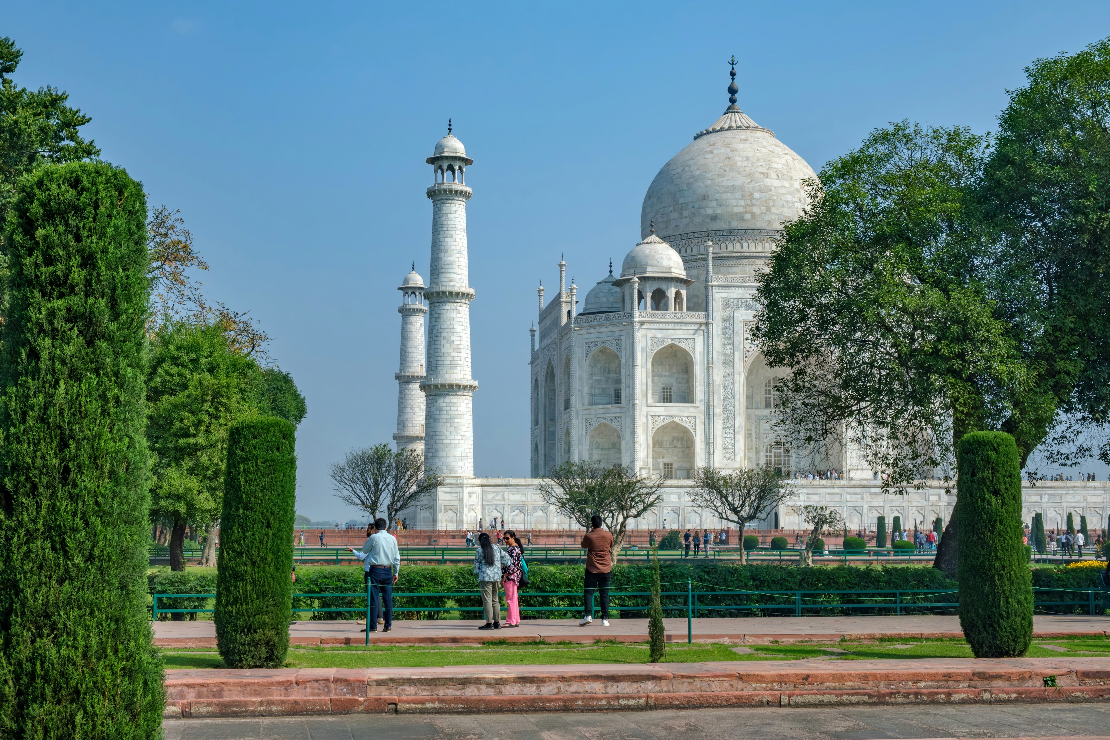 Nothing prepares you for your first encounter with the Taj Mahal in Agra. Dinesh Hukmani/Shutterstock