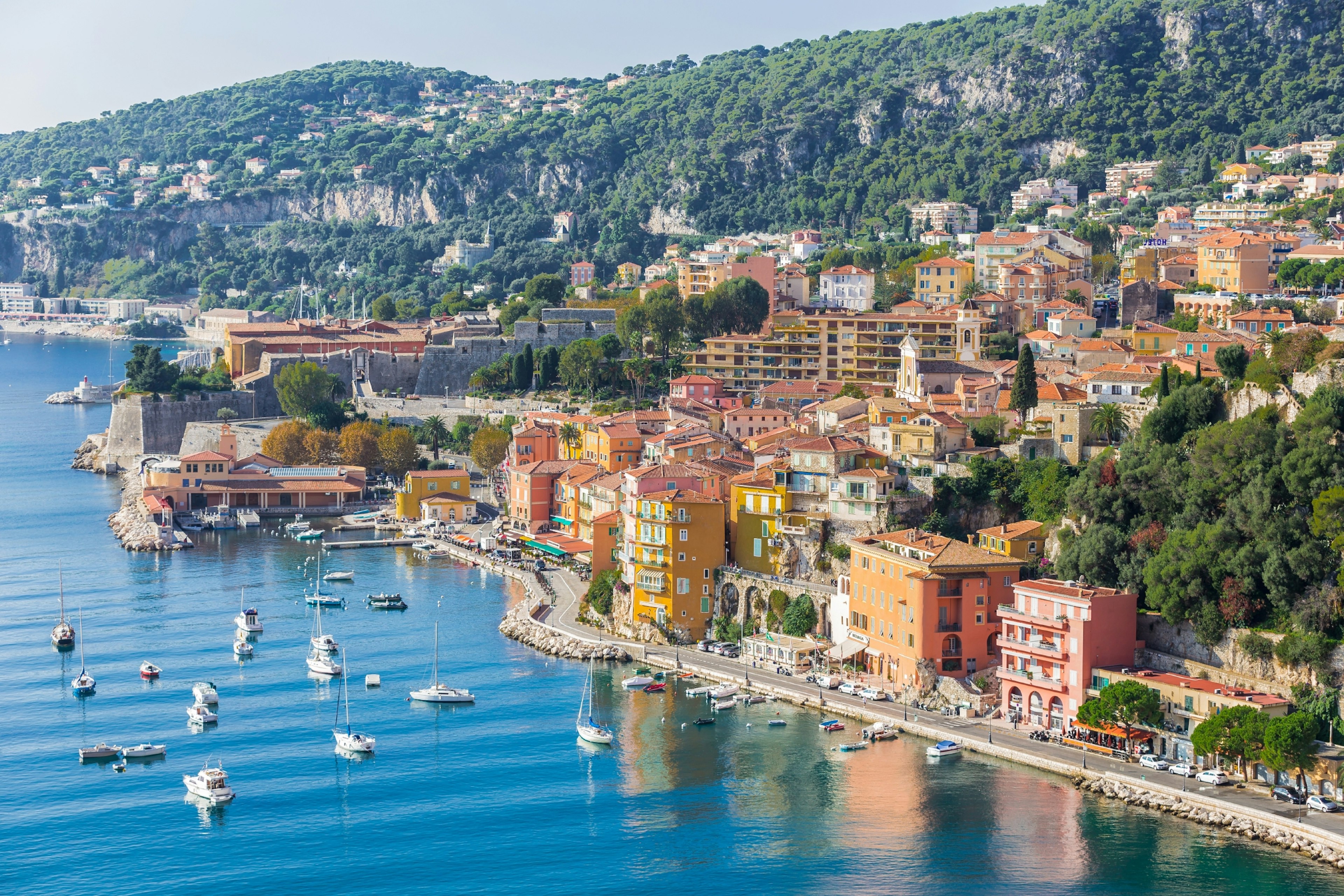 Villefranche-sur-Mer shimmers along the Cote d'Azur ©Olga Vorontcova/Shutterstock