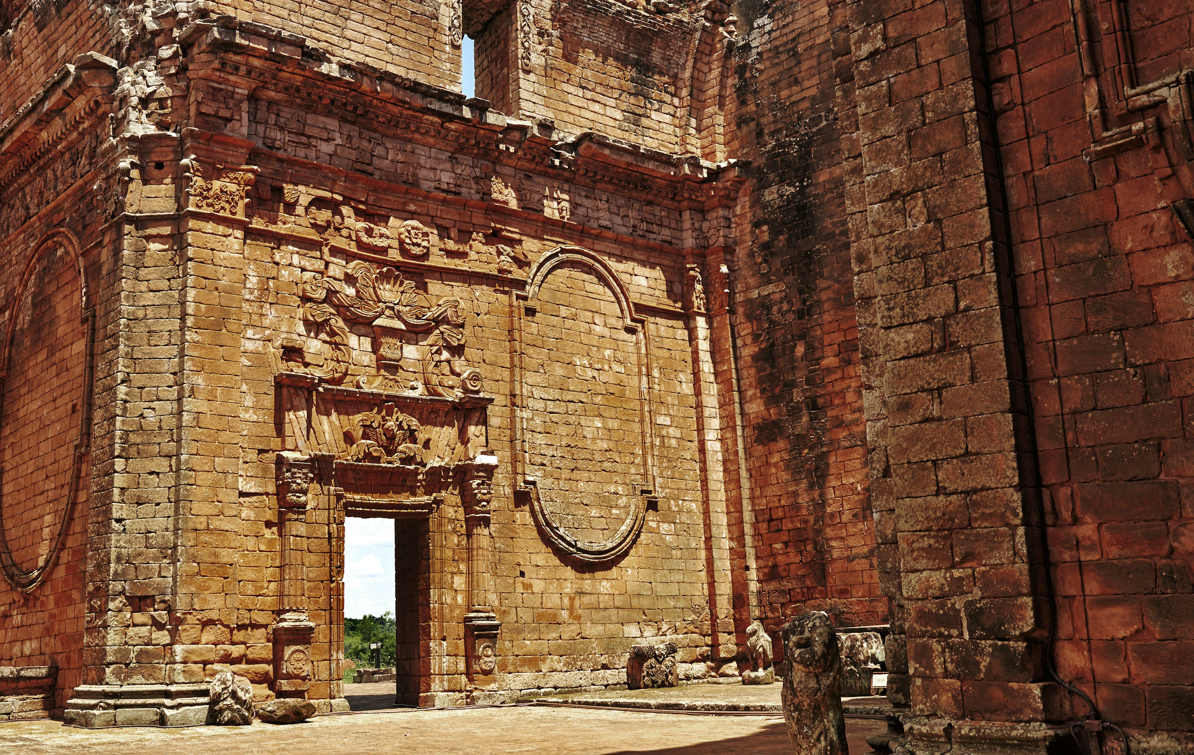 The ruins of former missions in Paraguay show the ambition of the Jesuit priests who sought to spread Christianity. Aleksandra Kossowska/Shutterstock