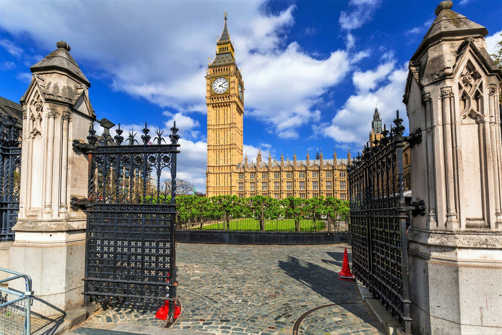 The Houses of Parliament, London.