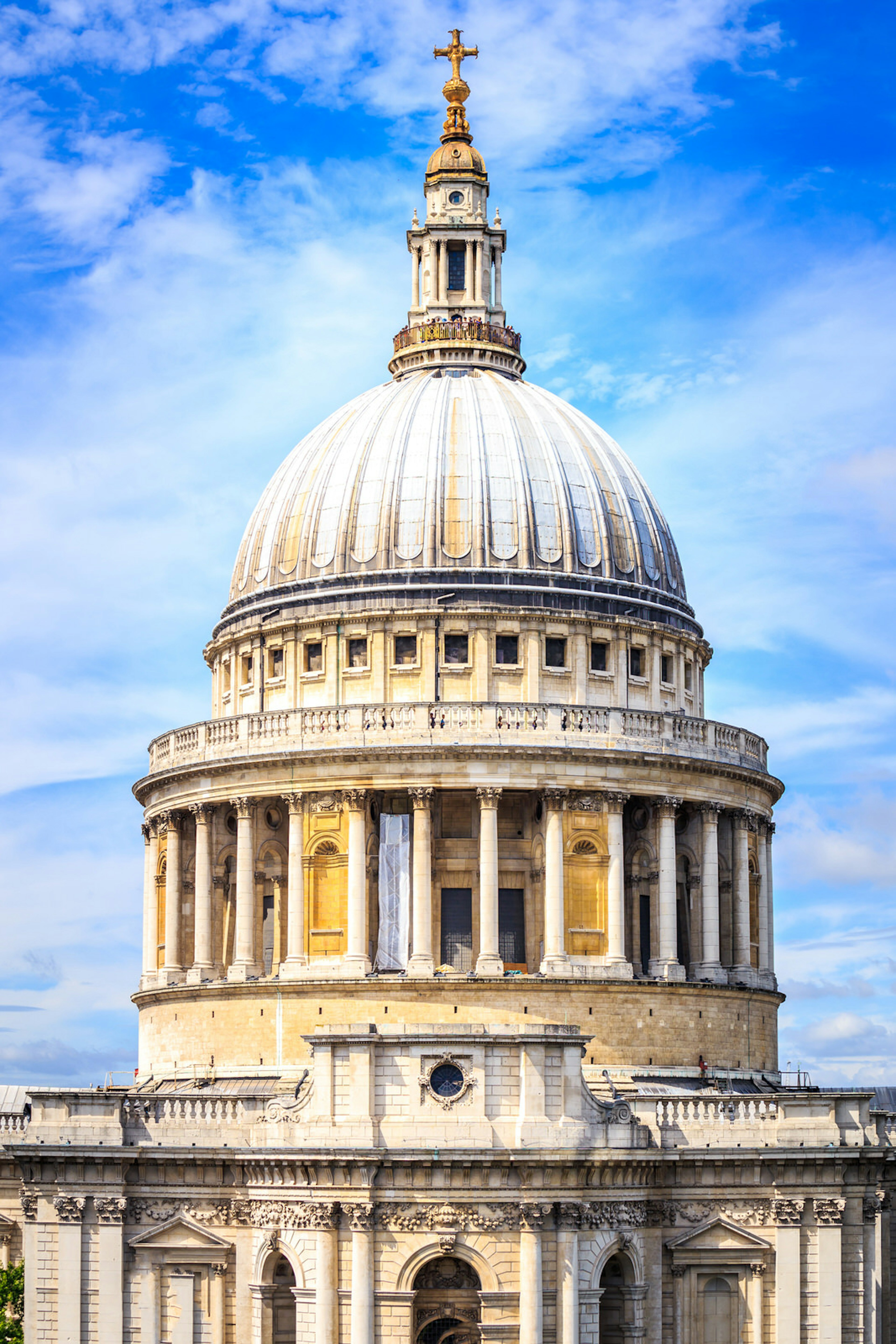 The dome of St Paul's Cathedral.