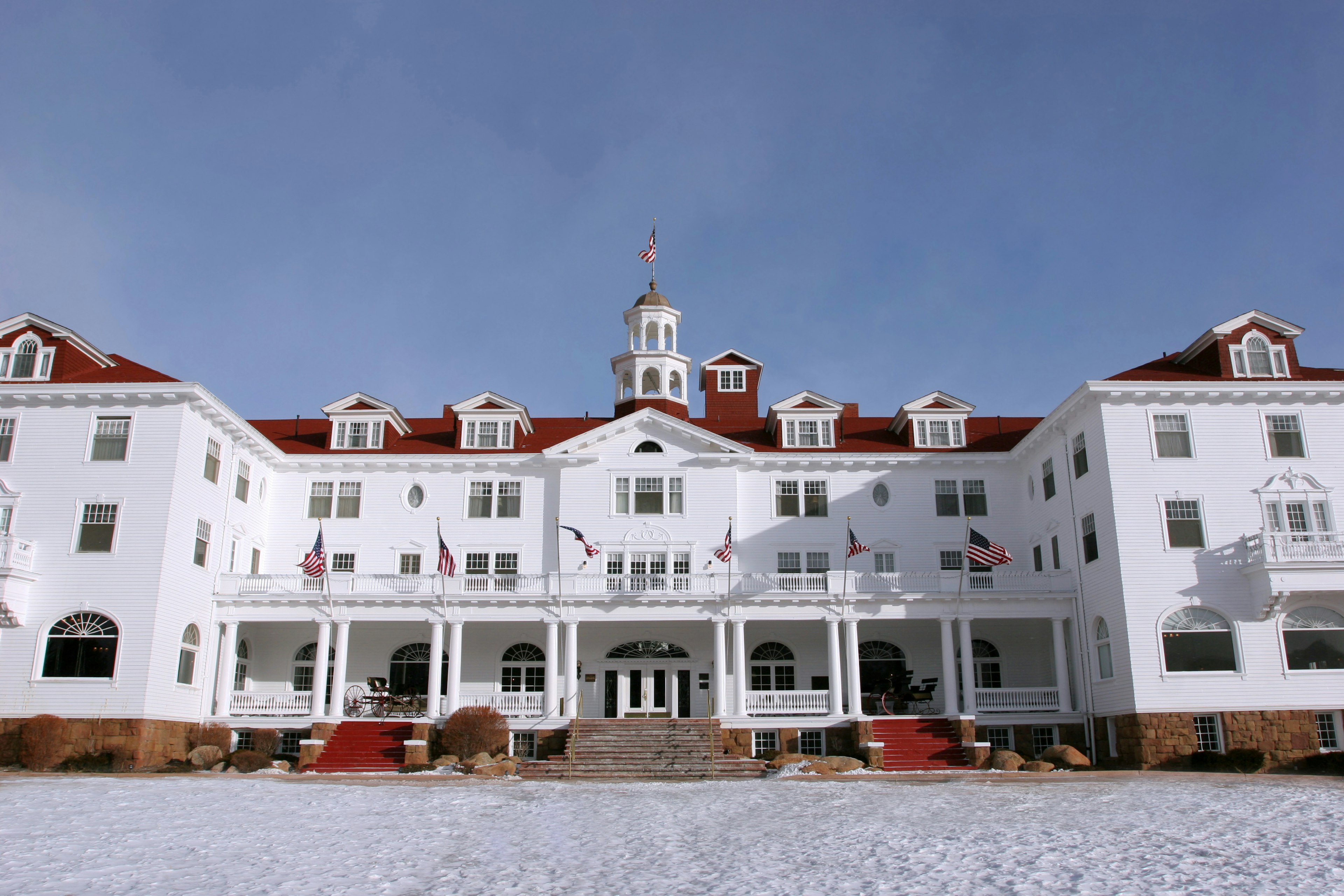 The historic Stanley Hotel in Estes Park, CO.