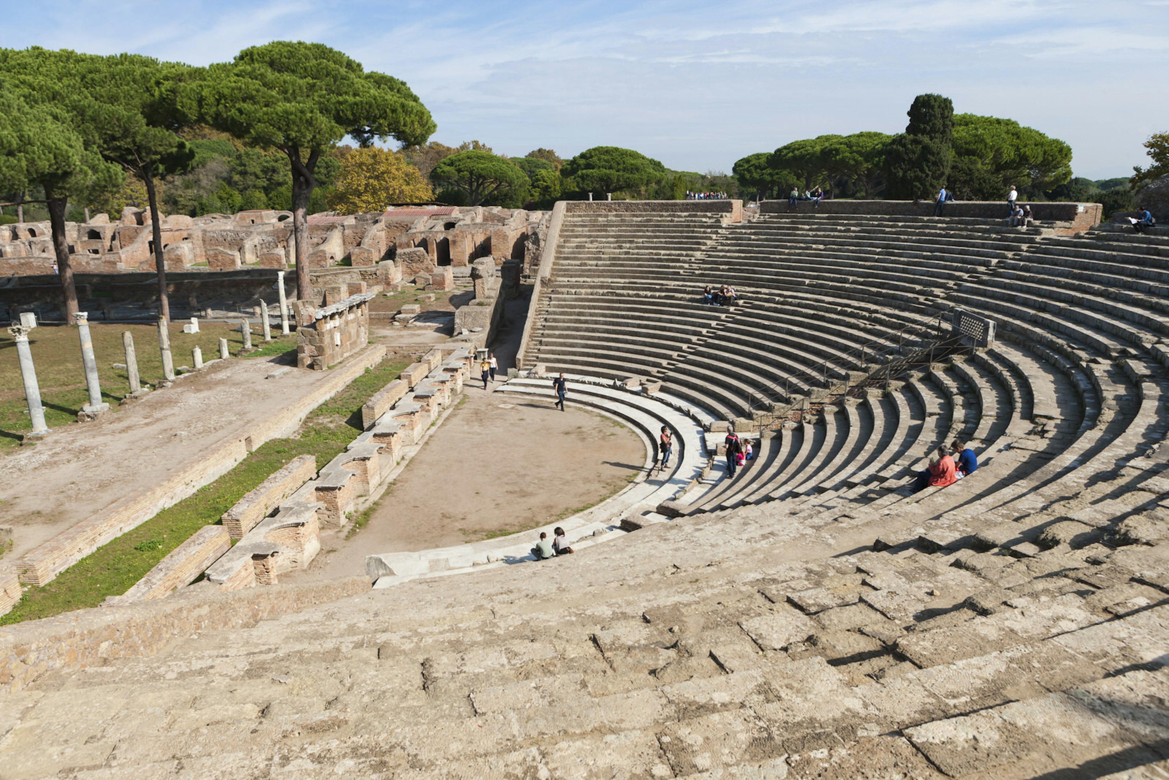 Ostia Antica ampitheatre, near Rome © Lasse Ansaharju / 500px