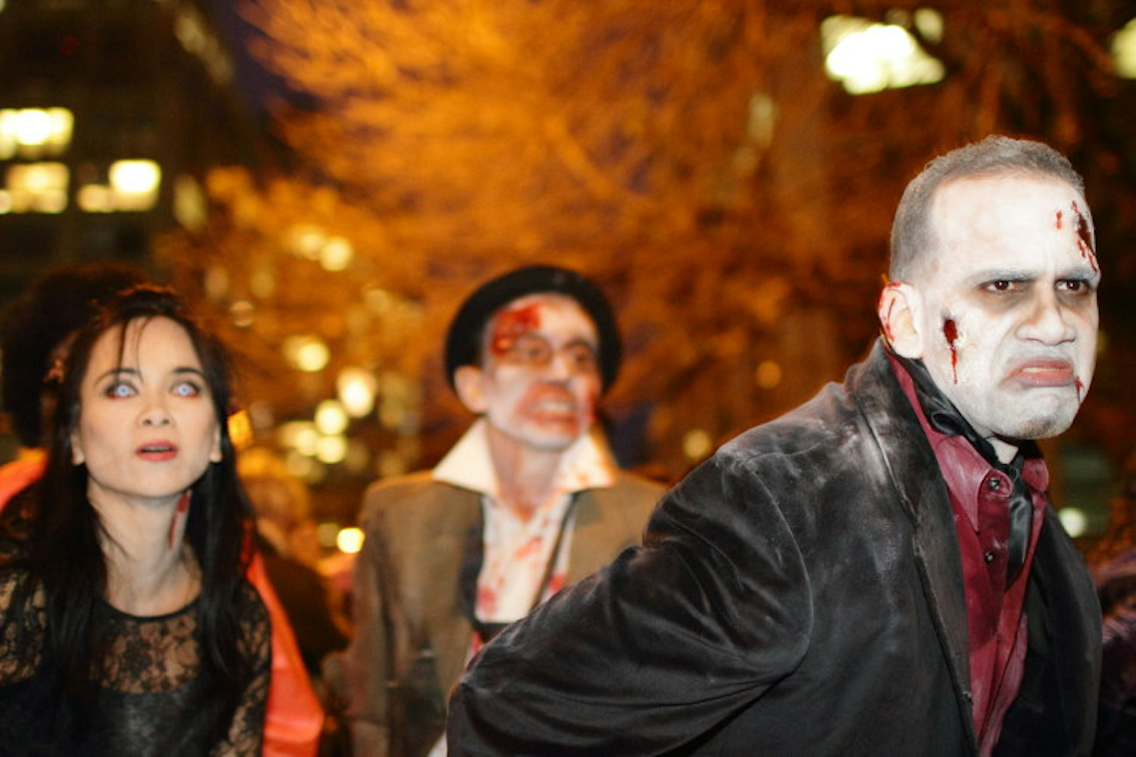 Zombies on the prowl at the New York Halloween Parade. Image by Paul Stein / CC BY-SA 2.0