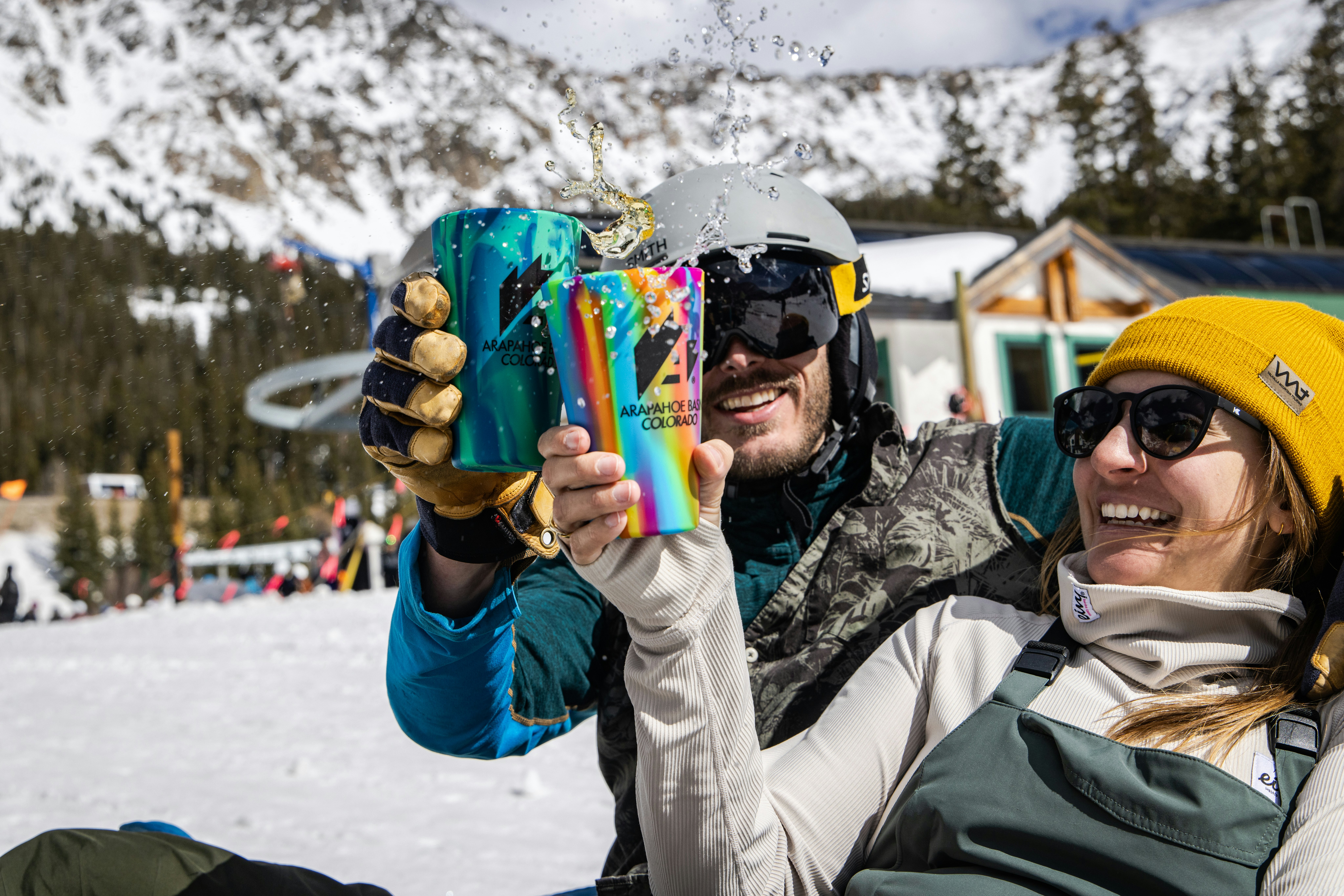 The beach at The Basin is hands down the chillest and most fun of the après legends. Ian Zimmer for Arapahoe Basin