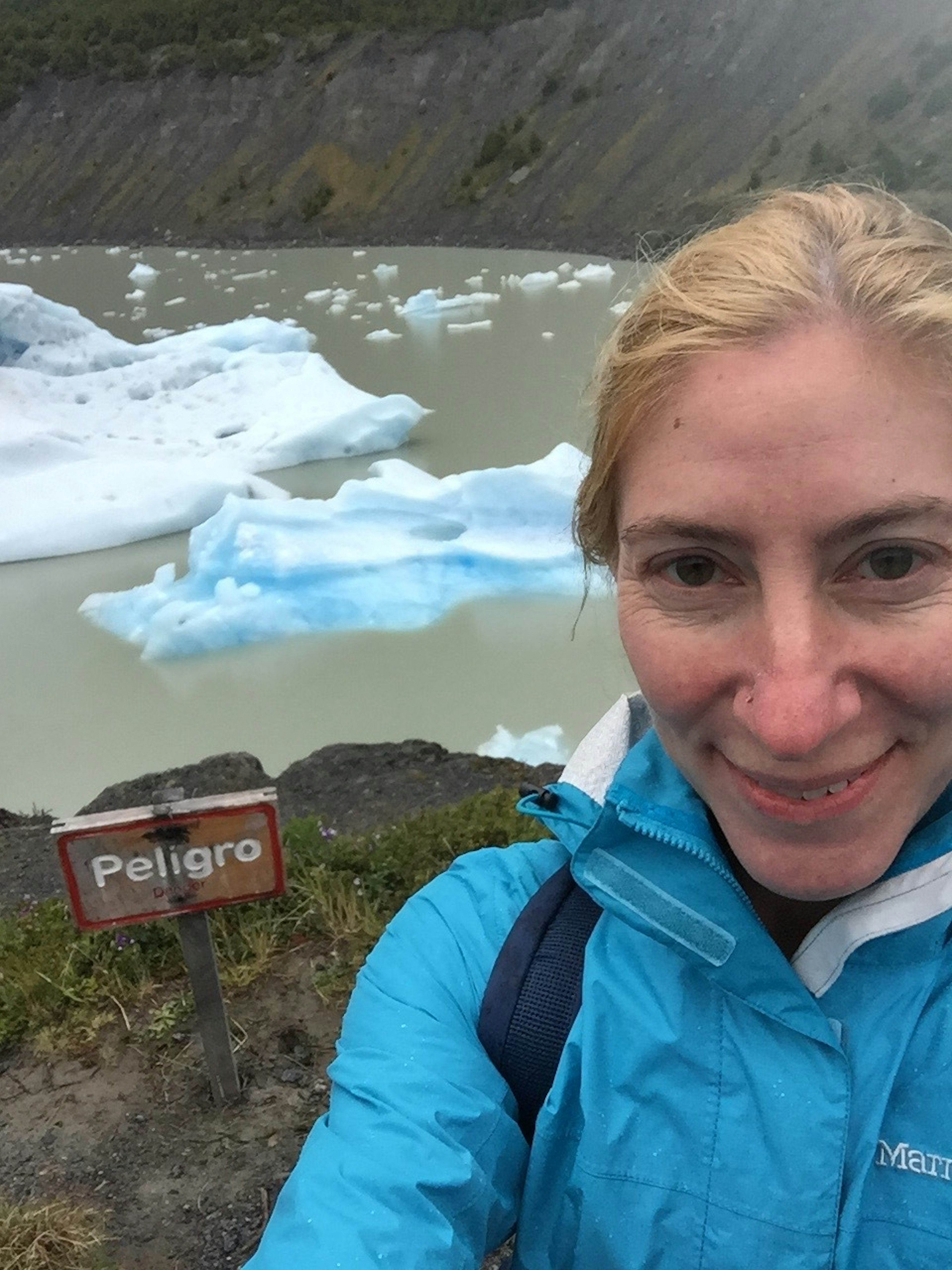 Caroline Trefler in Patagonia