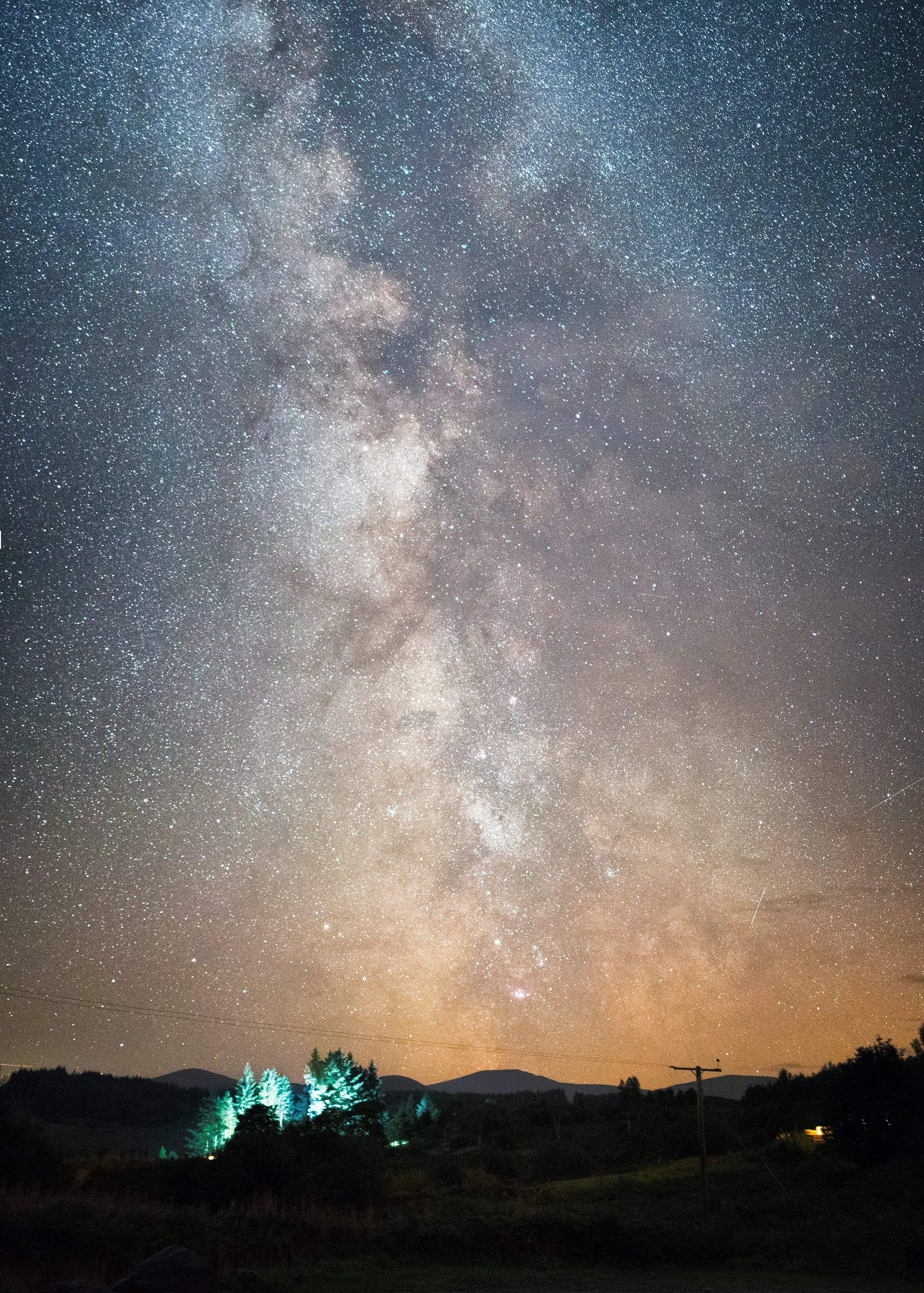 Image of the night sky from Galloway International Dark Sky Park