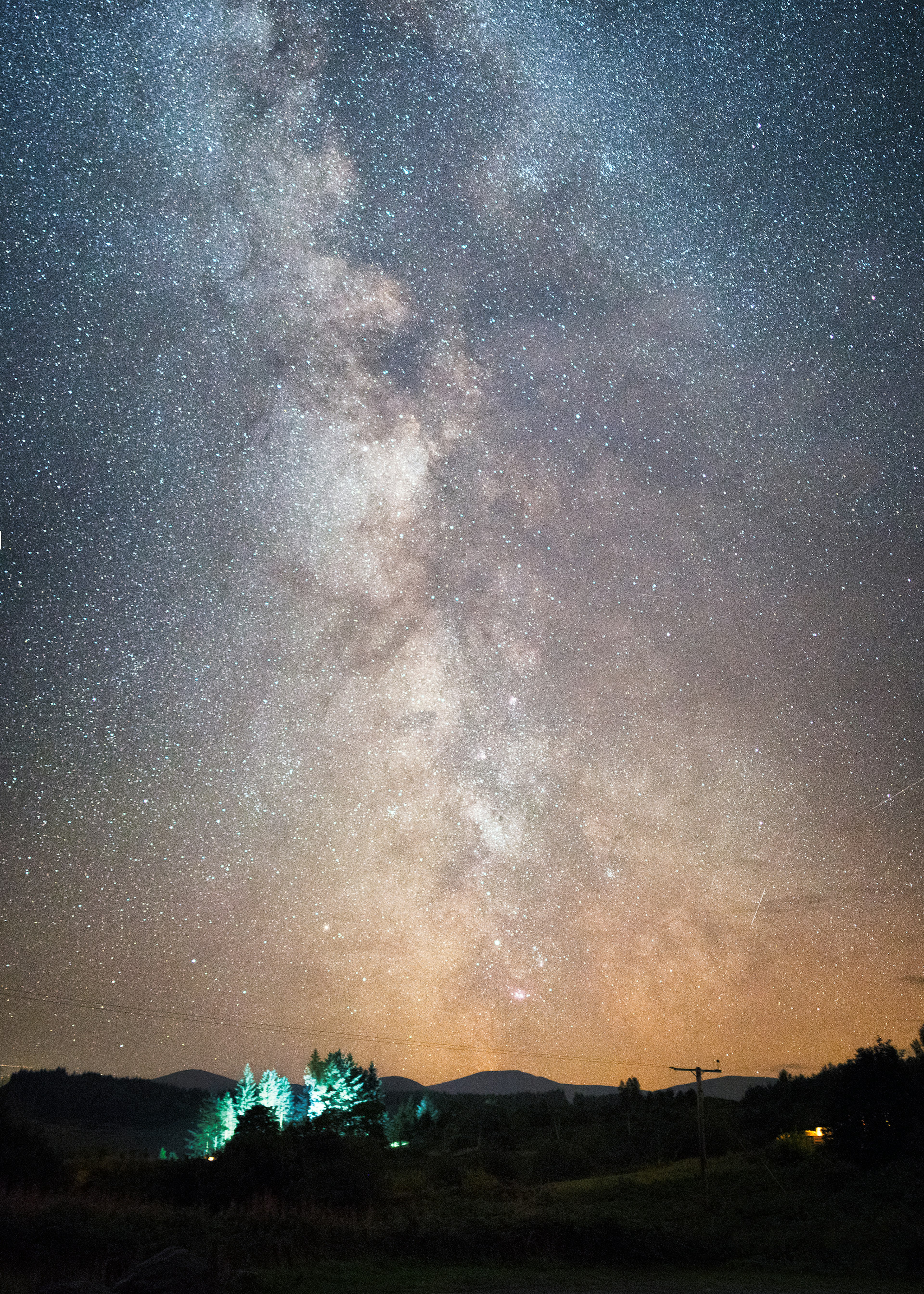 Image of the night sky from Galloway International Dark Sky Park