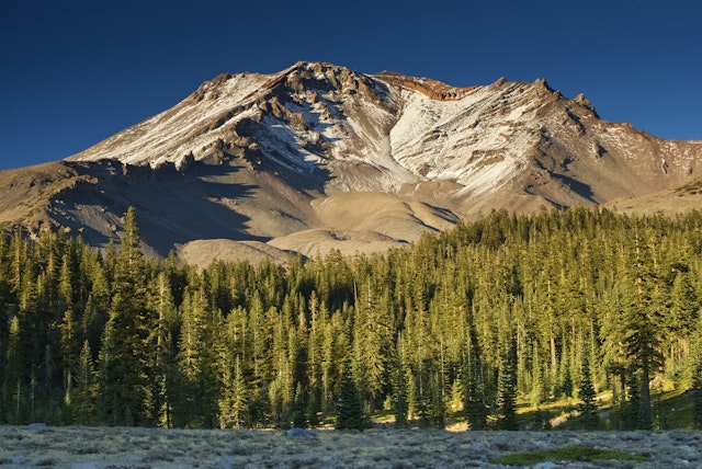 The Mount Shasta region offers some of the most gorgeous views on the Los Angeles–Washington route. Getty Images