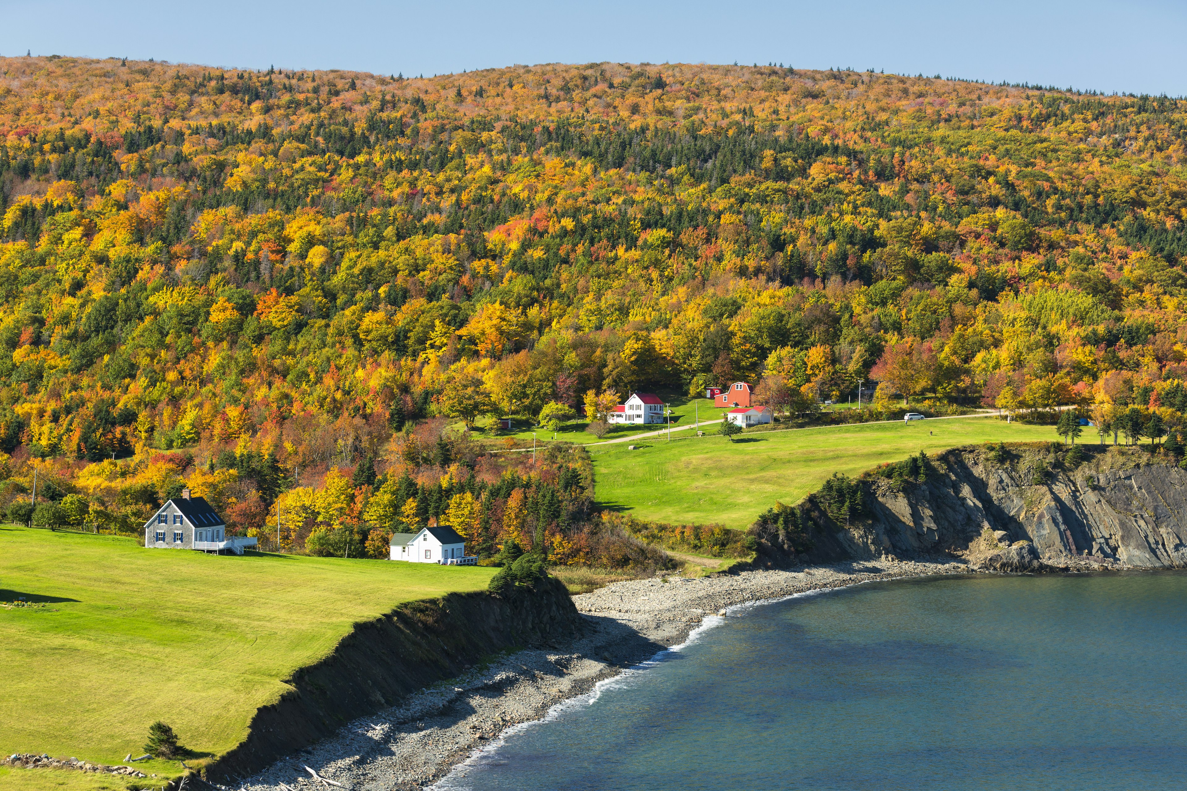 Coastline, Capstick, Cape Breton Highlands, Nova Scotia, Canada