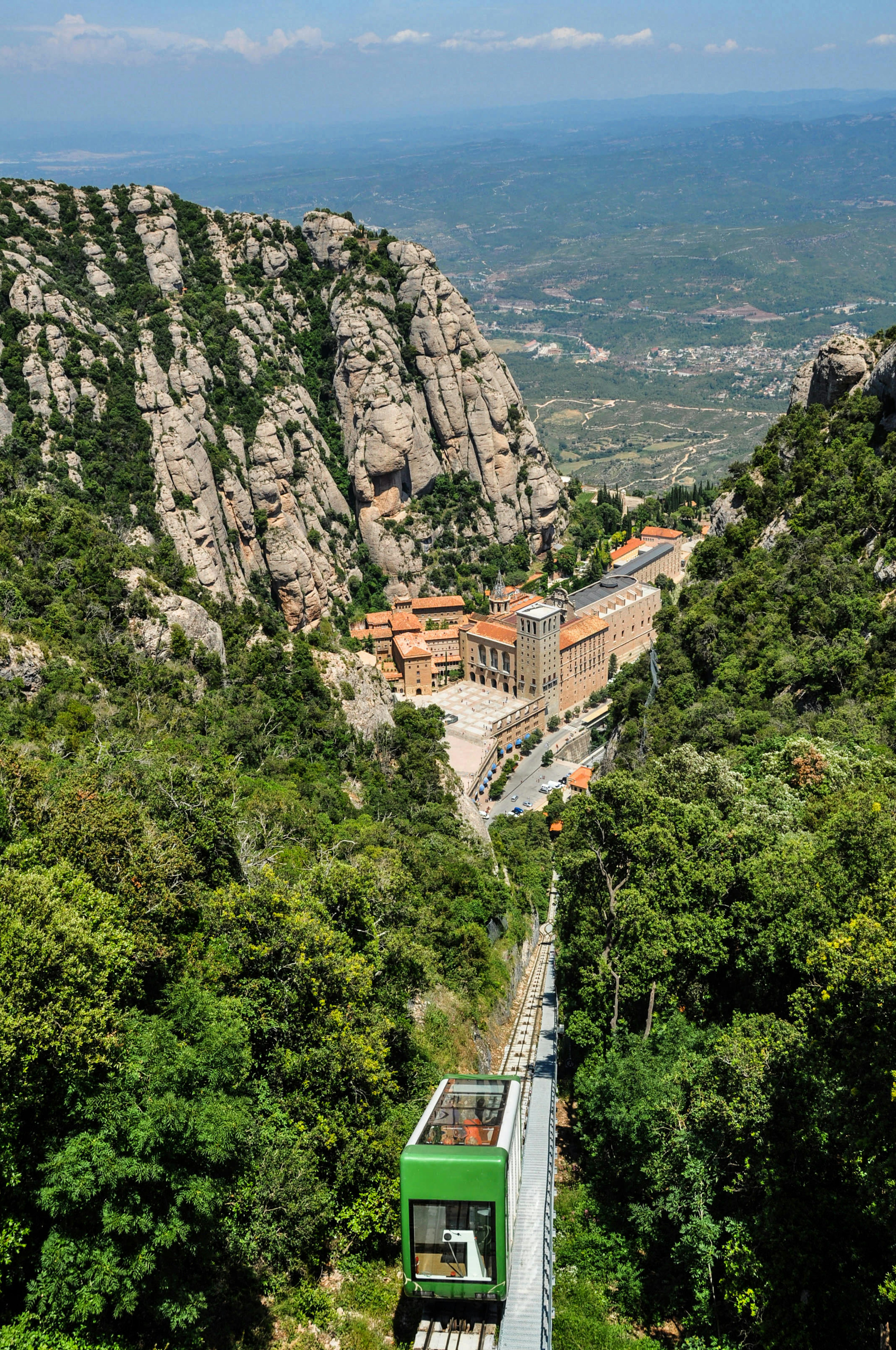 Santa Maria de Montserrat is an abbey of the Order of Saint Benedict located on the mountain of Montserrat in Monistrol de Montserrat, Catalonia, Spain.