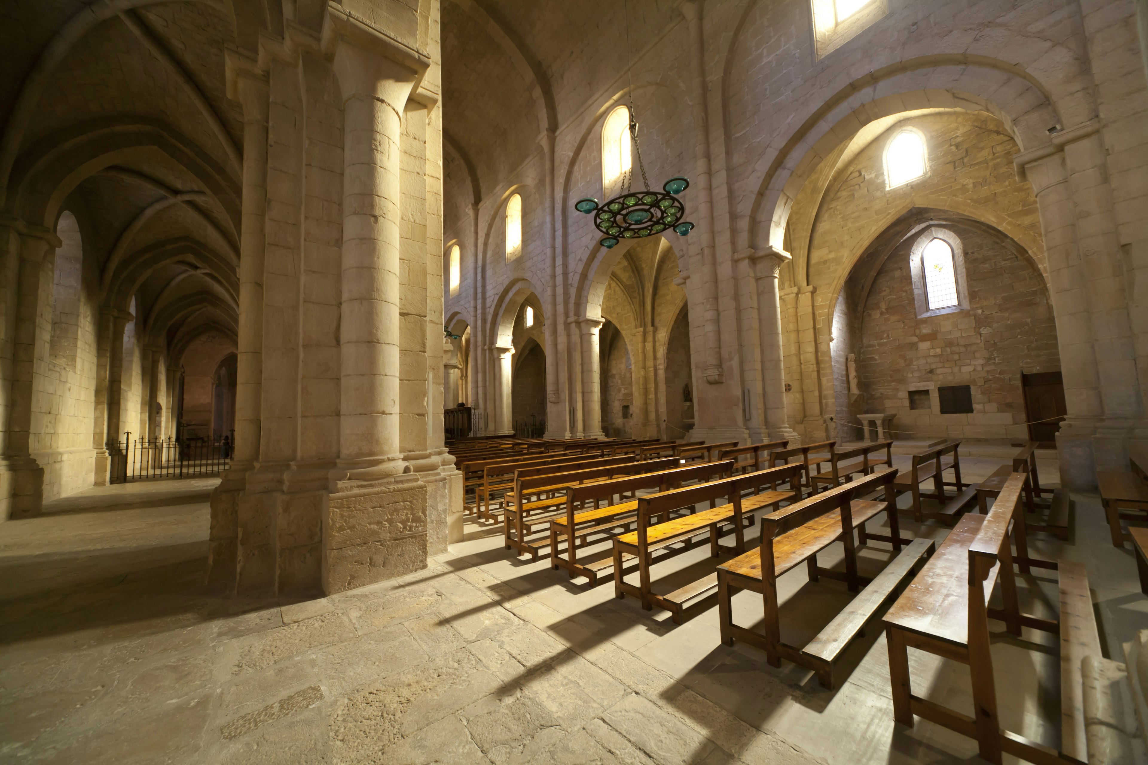 Monastery of Santa Maria de Poblet, in the region Conca de Barbera, Tarragona.