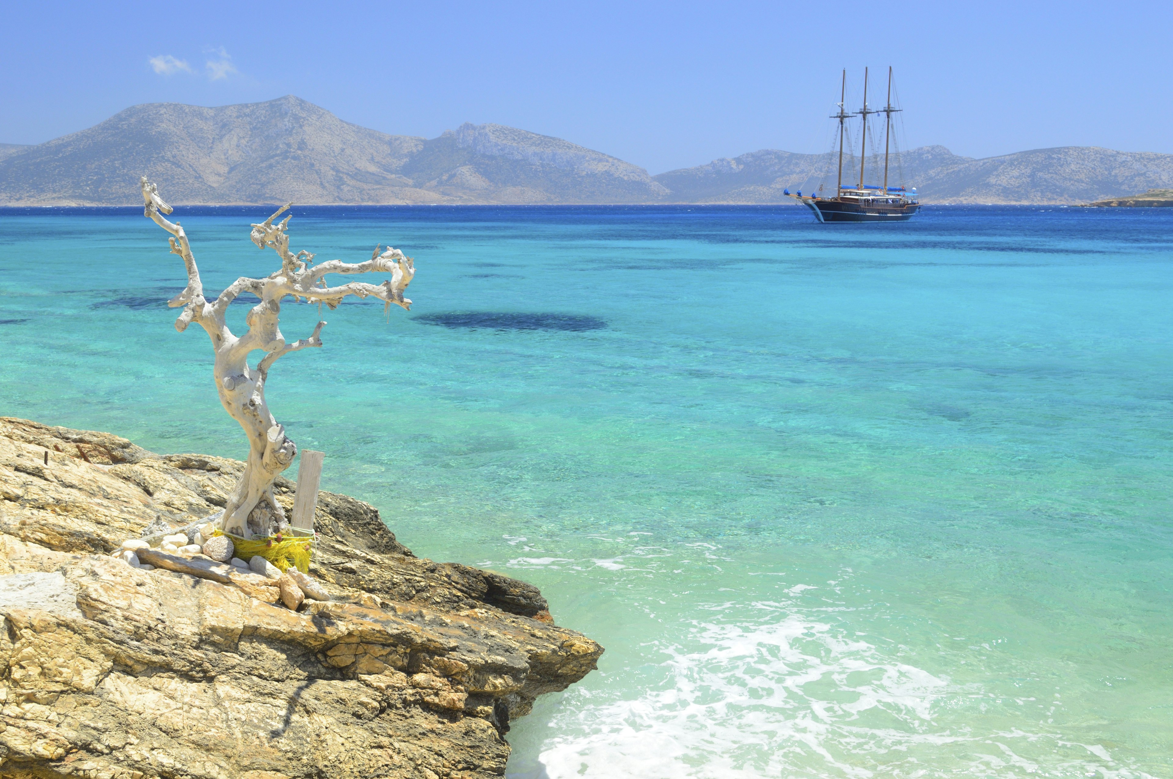 Unspoilt waters of Koufonisia island in the Small Cyclades