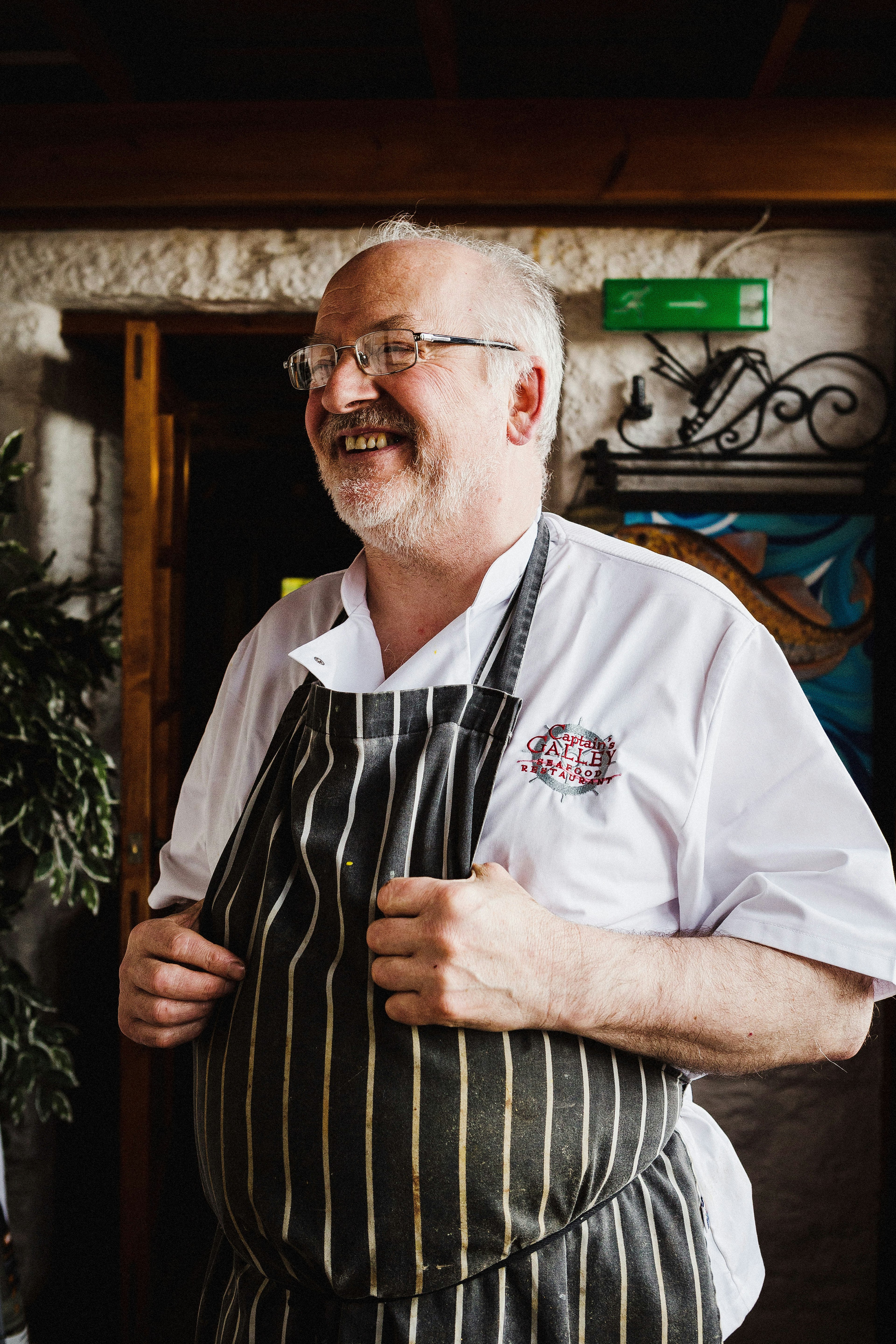 Chef Jim Cowie at the Captain's Galley in Scrabster