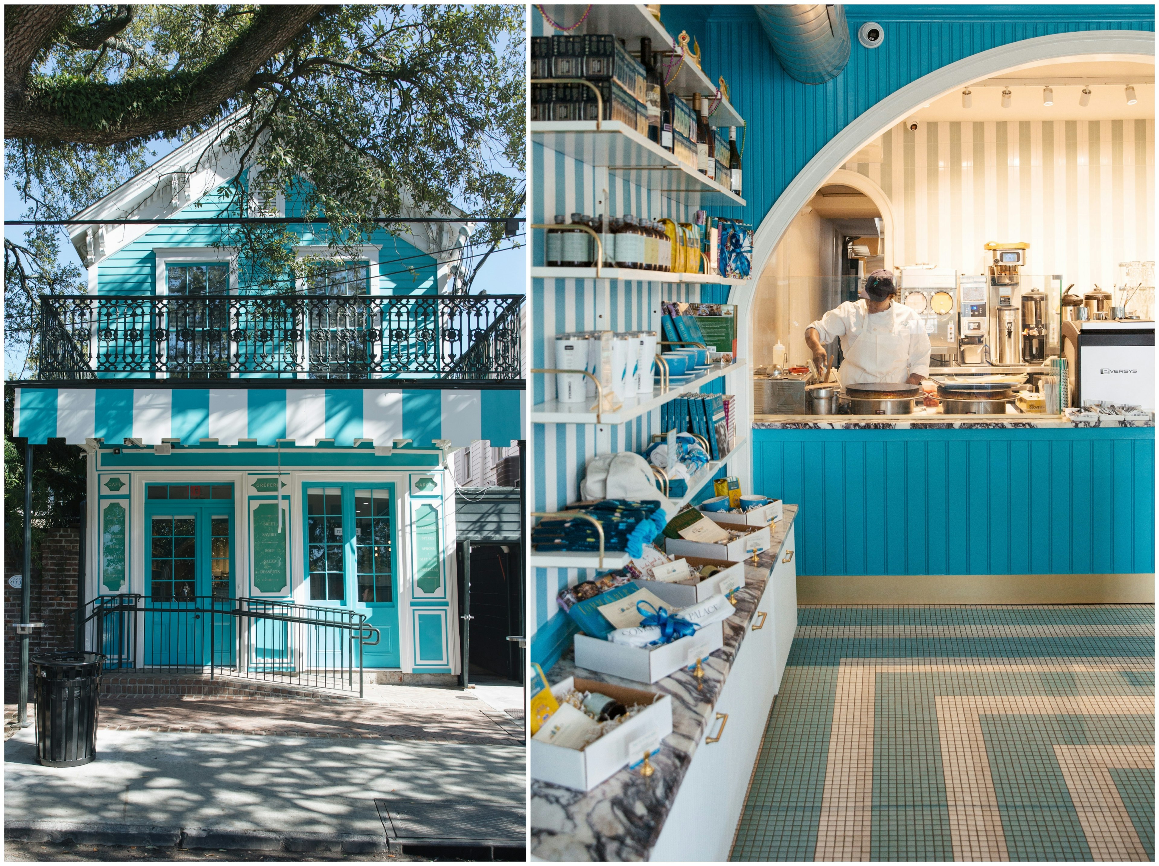 Le Petit Bleu в ресторане Commander's Palace, Новый Орлеан