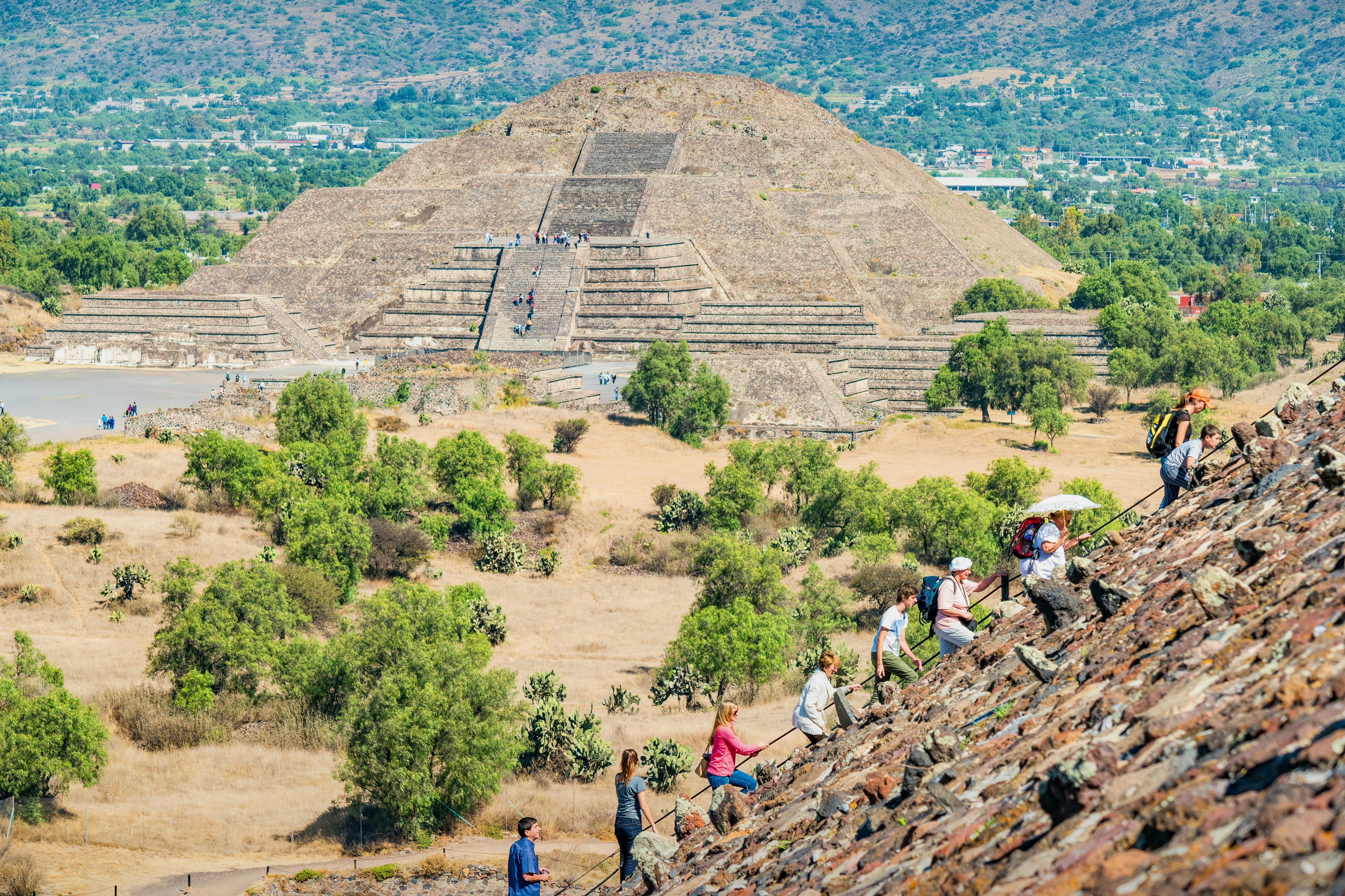 Many nationalities can visit Mexico visa-free – great news if you dream of climbing the Teotihuacan pyramids near Mexico City. Getty Images