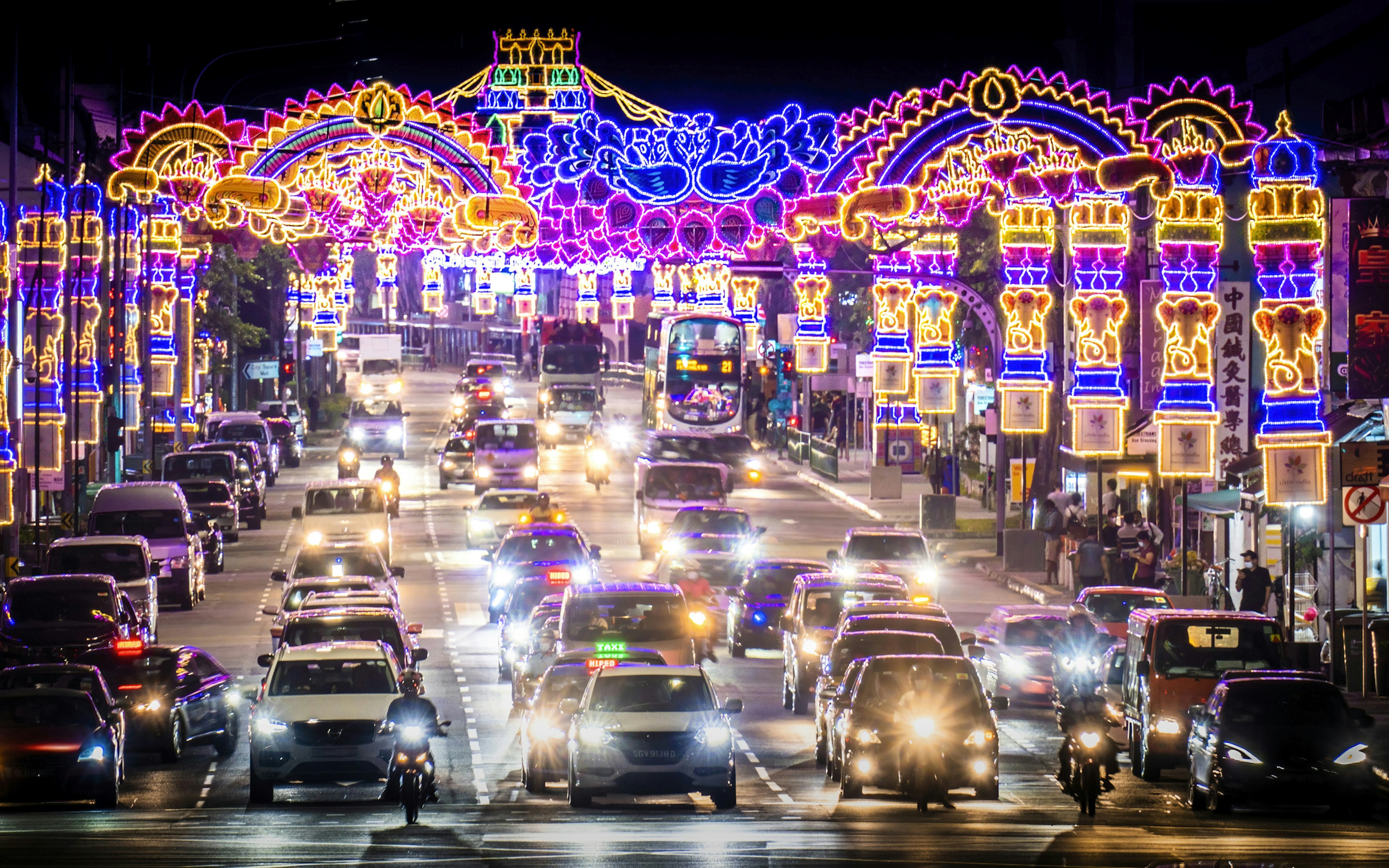 Diwali is celebrated across the world, from London to Singapore. Calvin Chan Wai/Getty Images