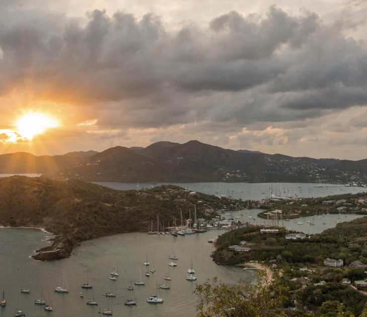 Sunset at Shirley Heights in Antigua; Shutterstock ID 1041467416; purchase_order: 65050; job: Lonely Planet Online Editorial; client: First-time guide to Antigua & Barbuda; other: Brian Healy
1041467416
aerial, antigua, atmospheric, barbuda, bay, beach, blue, boats, caribbean, cloud, clouds, coast, coastline, destination, dockyard, english, falmouth, green, harbor, harbour, heights, holiday, island, landscape, lookout, nature, nelsons, ocean, outdoors, panorama, panoramic, port, scene, scenic, sea, shirley, sky, sun, sunset, tourism, tourist, tranquil, travel, tropical, turquoise, vacation, view, water, yachts
Sunset at Shirley Heights in Antigua