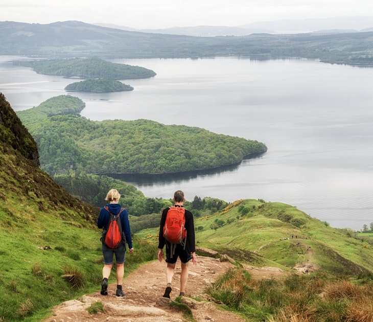 Hiking in Scotland. View from Conic hill. Lake Loch Lomond at background
1240828996
RFC, Shutterstock, active, adventure, backpack, balmaha, conic, hiking, hill, lake, land, landscape, loch, lomond, mountain, mountains, nature, outdoor, people, scotland, scottish, sky, tourist, tourists, trail, trekking, view, Adventure, Backpack, Bag, Hiking, Nature, Outdoors, Path, Person, Scenery, Shoe, Shorts, Trail, Walking, Wilderness
Hiking in Scotland. View from Conic hill. Lake Loch Lomond in the background