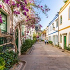 Puerto de Mogan,,Spain, December 22, 2022. Colorful houses in Puerto de Mogan, Gran Canaria, Spain.; Shutterstock ID 2261919811; purchase_order:65050 - Digital Destinations and Articles ; job:online editorial; client:Canary Islands getting around; other:Tasmin Waby
2261919811