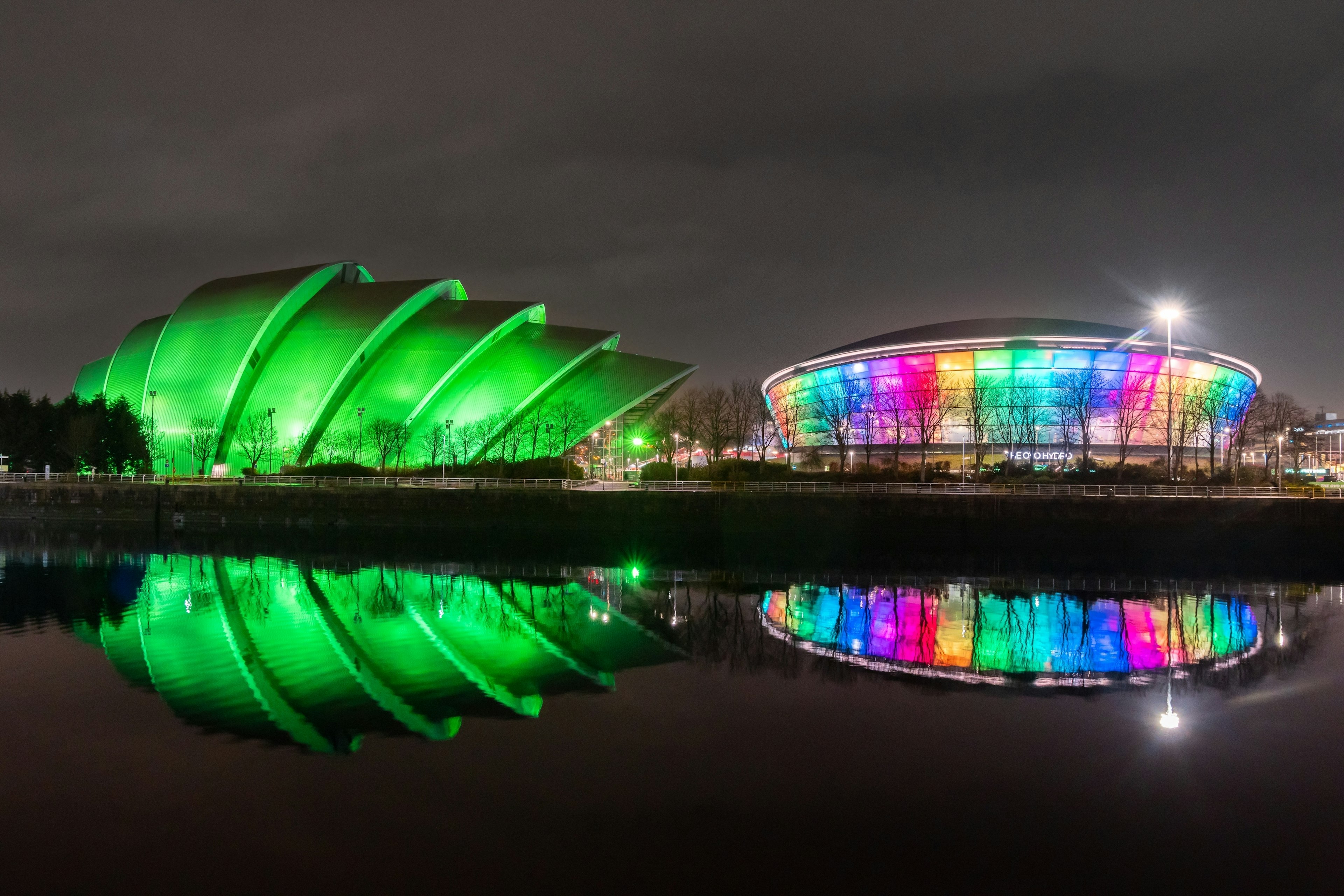 A post-industrial landscape reimagined on the banks of the River Clyde in Glasgow. Shutterstock